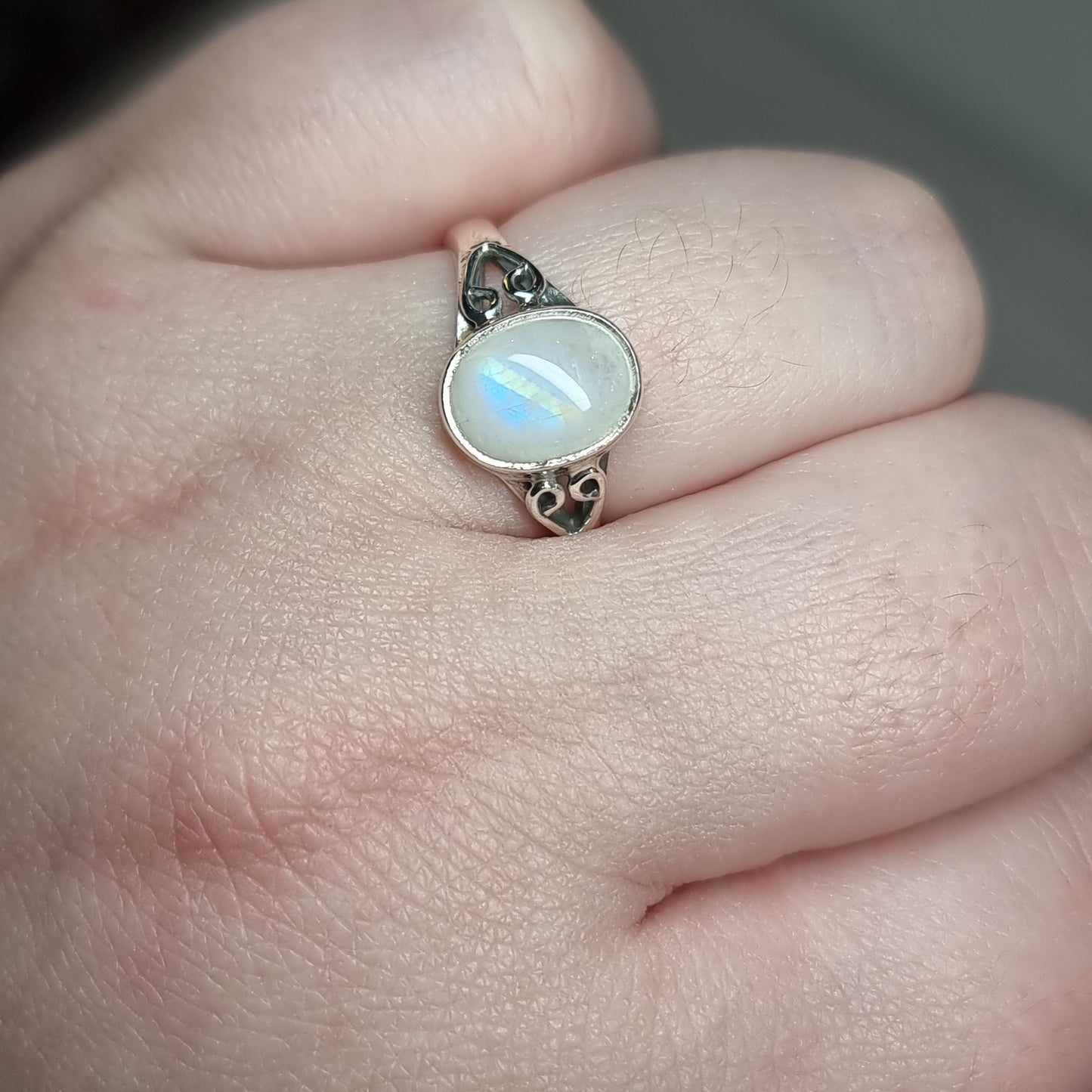 Moonstone ring - Rivendell Shop