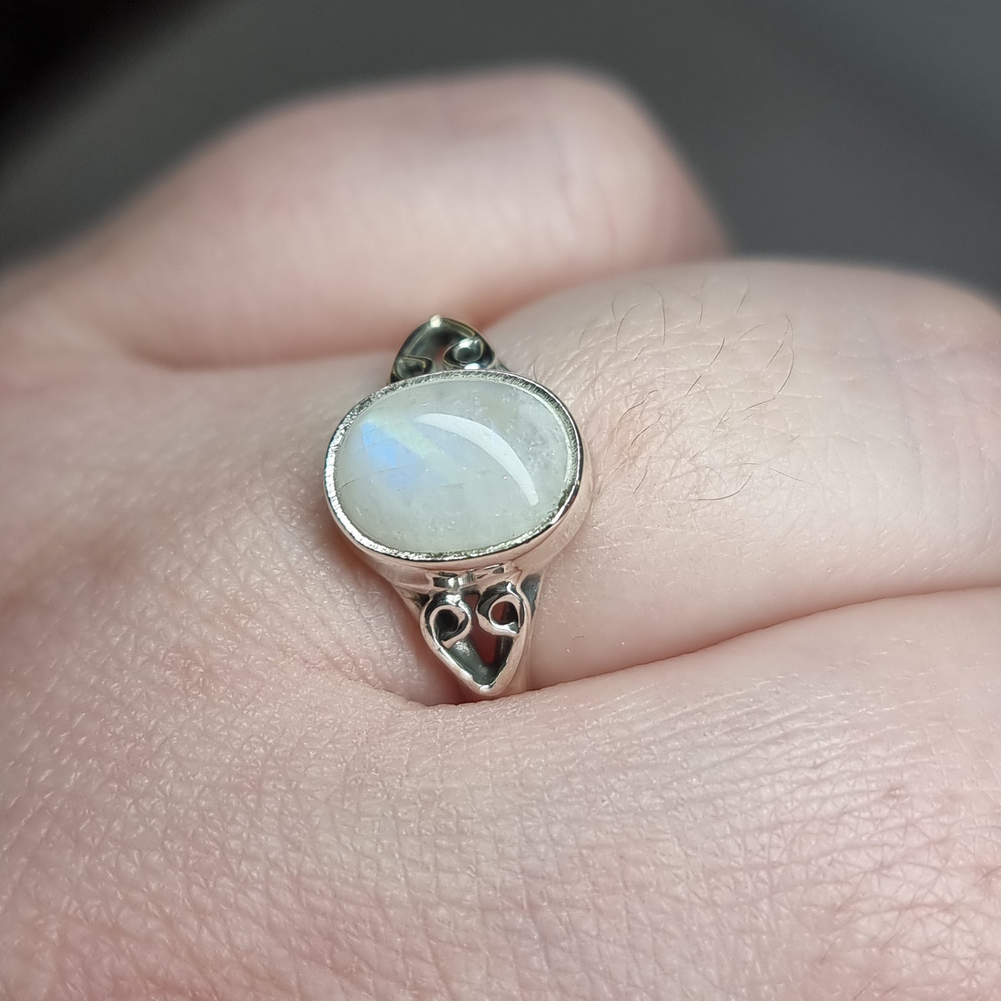 Moonstone ring - Rivendell Shop