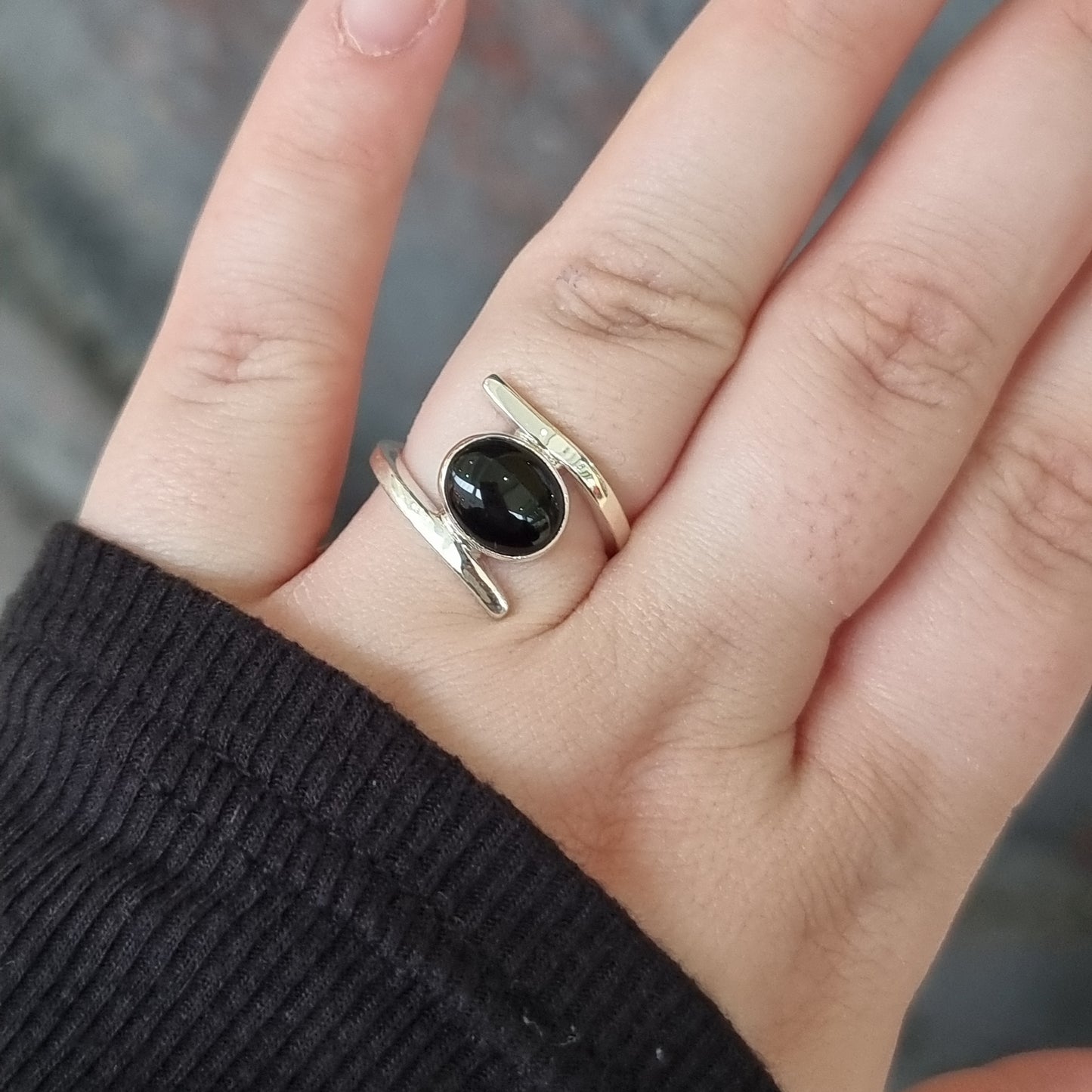 Black onyx ring - Rivendell Shop