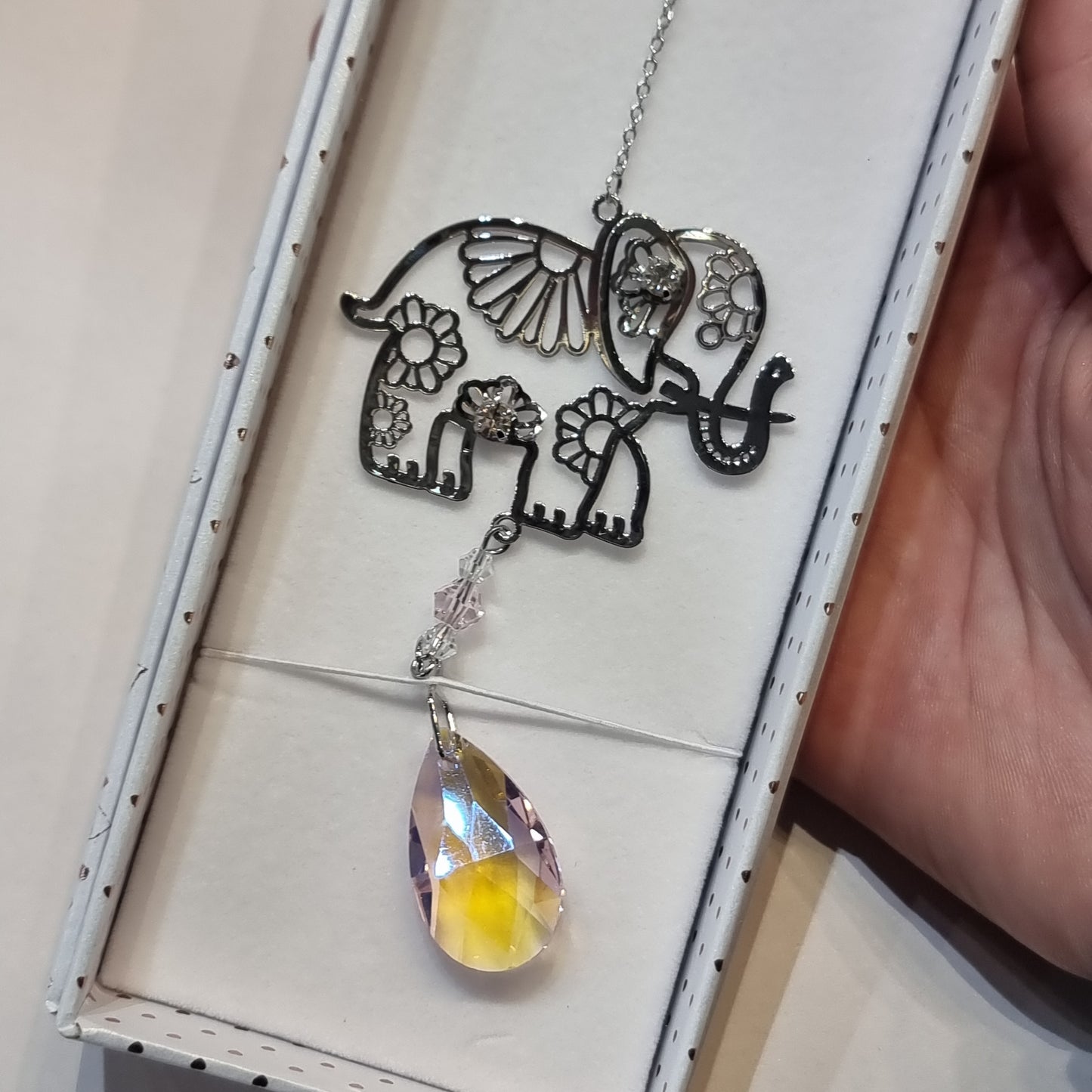 Equilibrium hanging - lucky elephant - Rivendell Shop