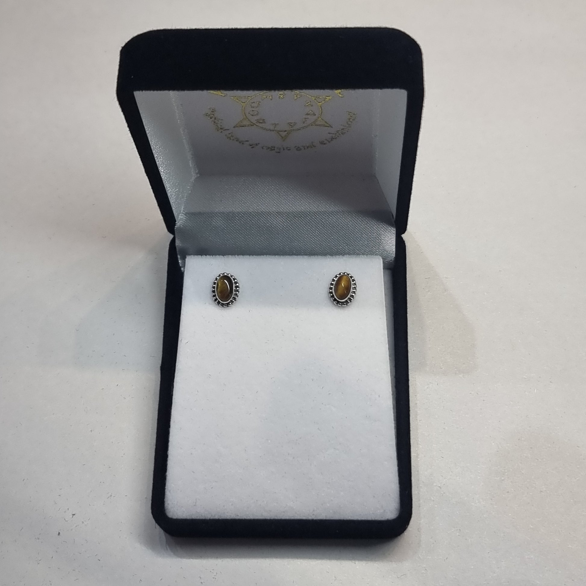 Tigers eye studs - Rivendell Shop