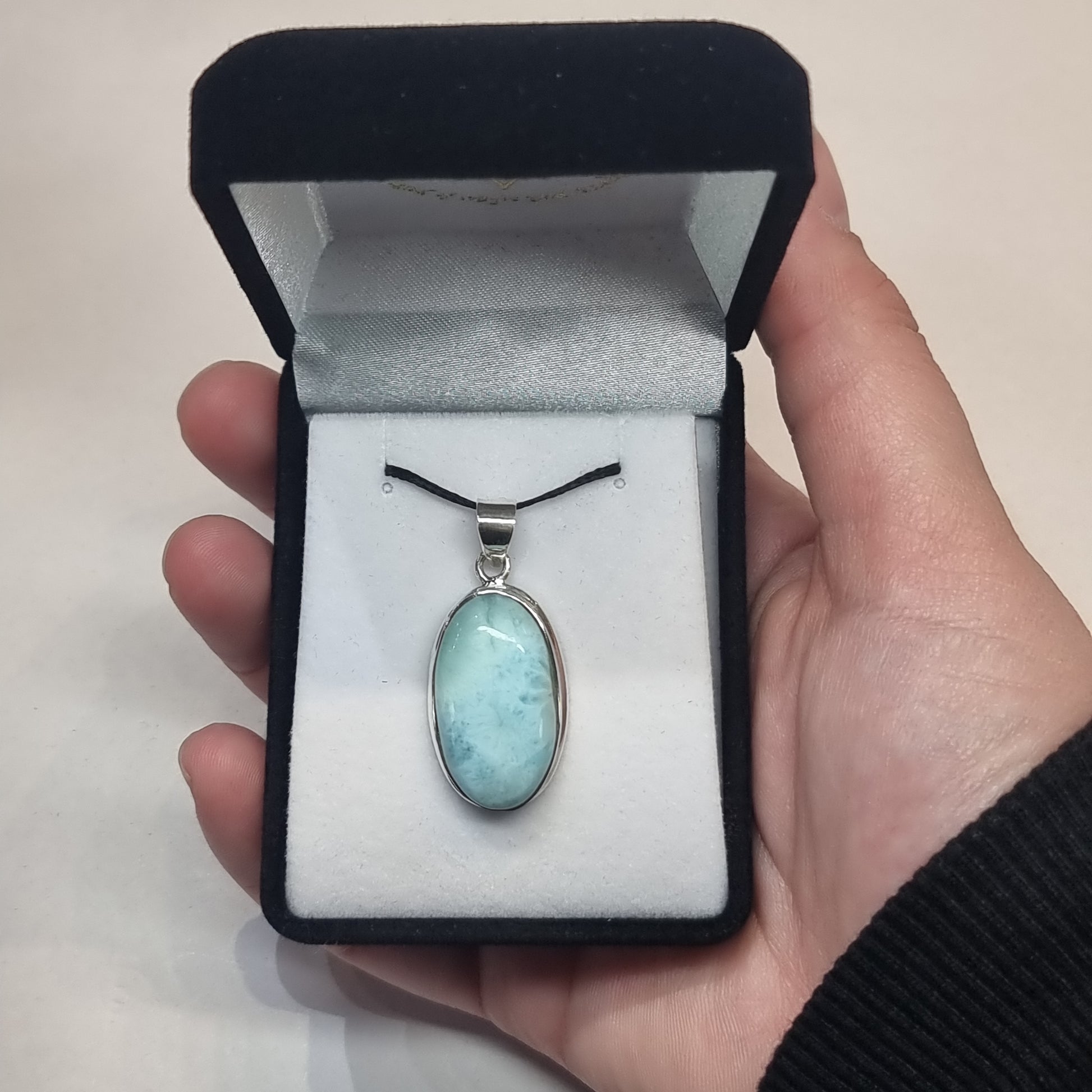 Larimar pendant - Rivendell Shop