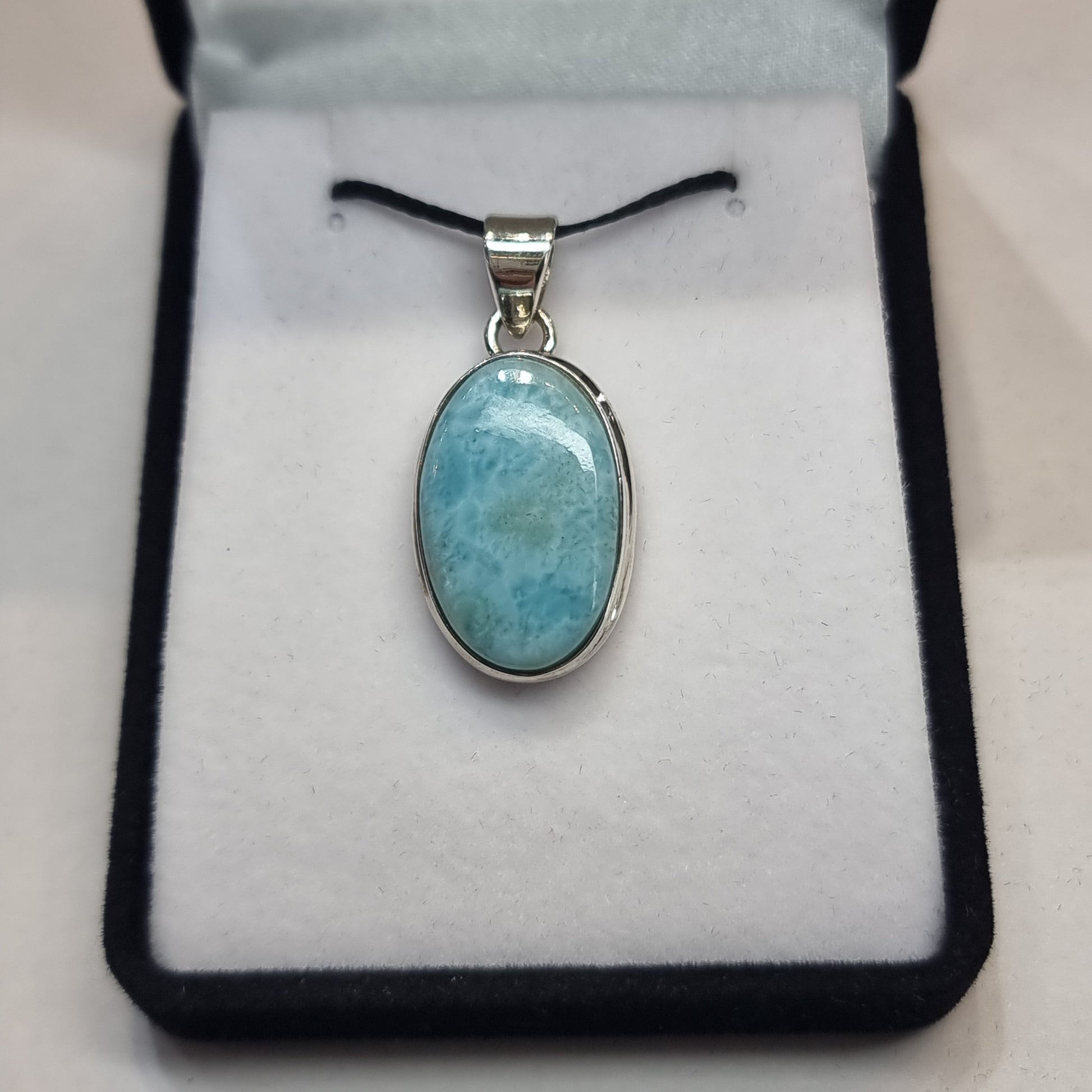 Larimar pendant - Rivendell Shop