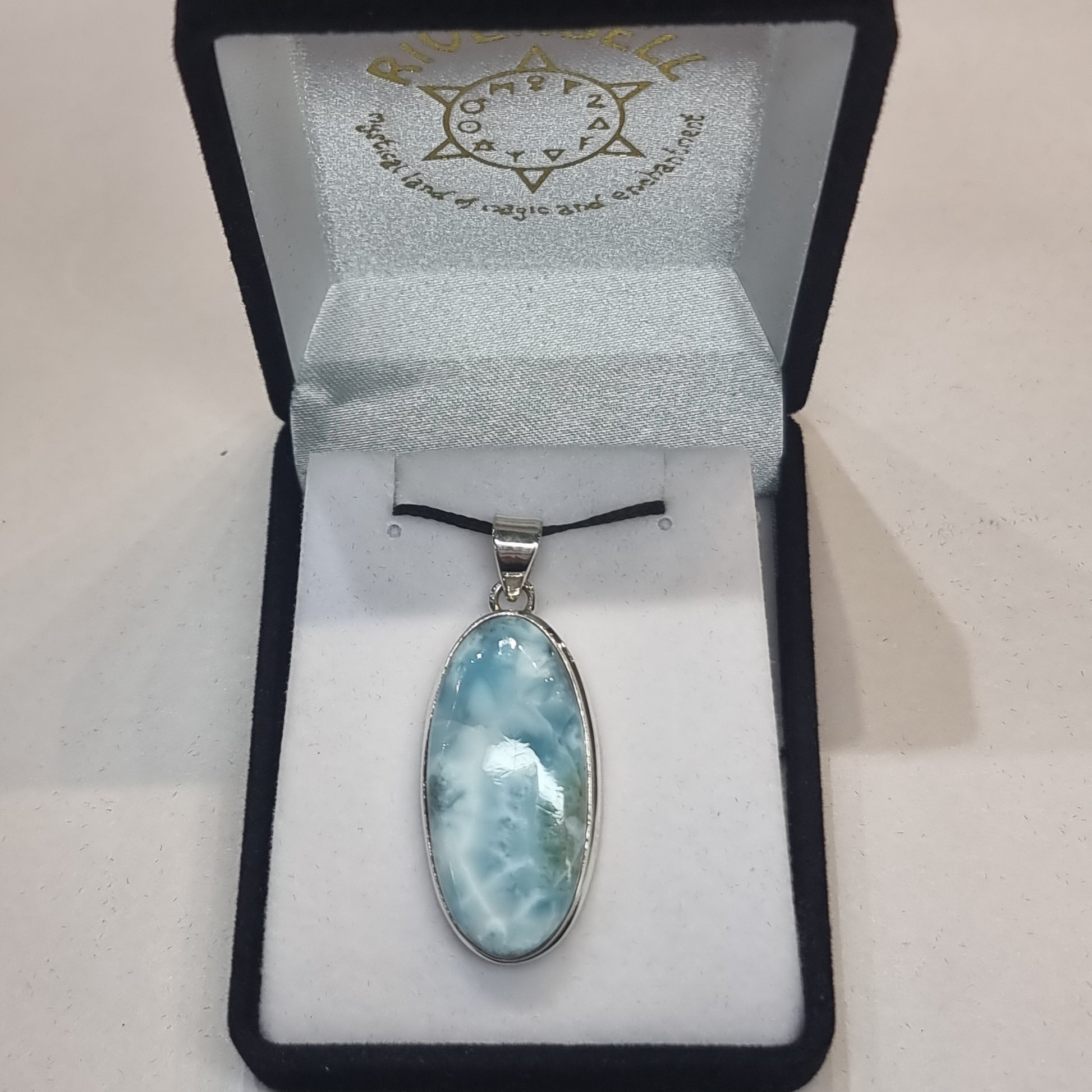 Larimar pendant - Rivendell Shop