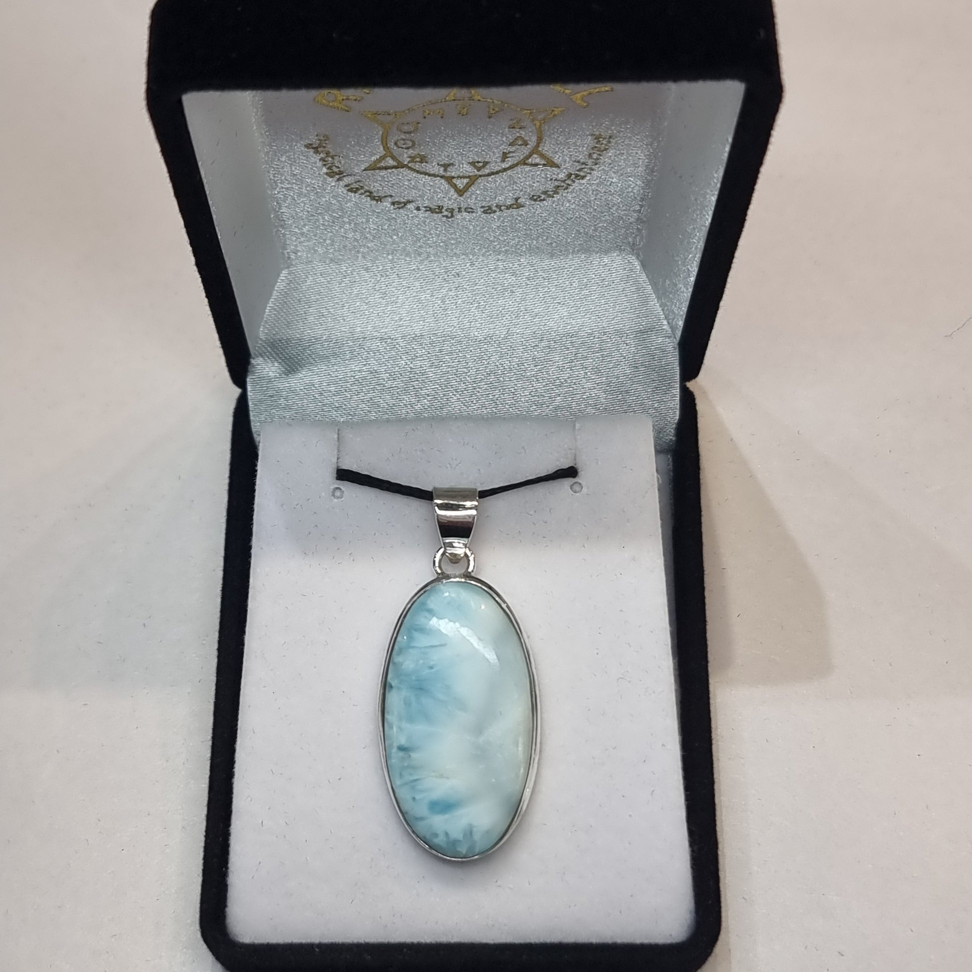 Larimar pendant - Rivendell Shop