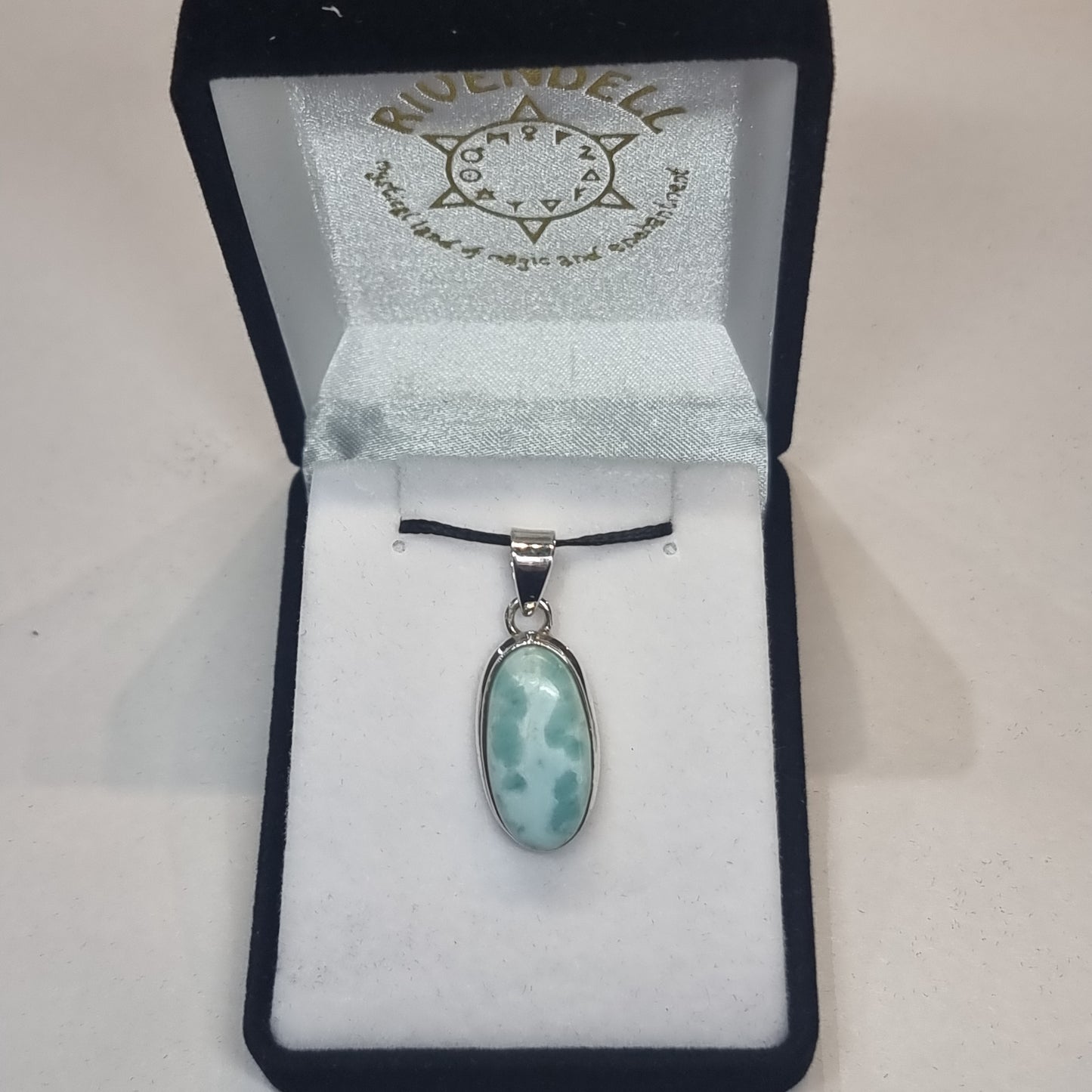 Larimar pendant - Rivendell Shop