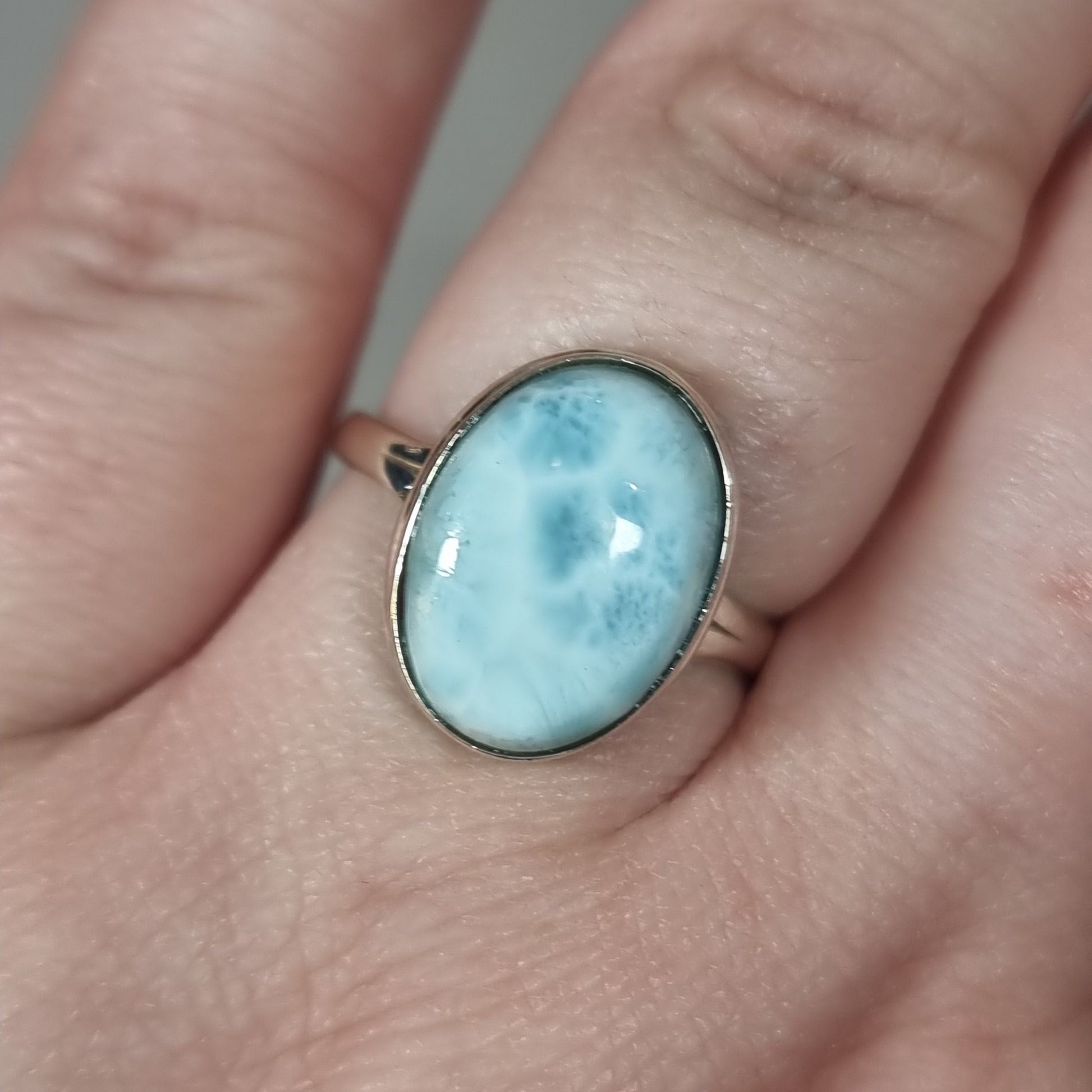 Larimar ring - Rivendell Shop