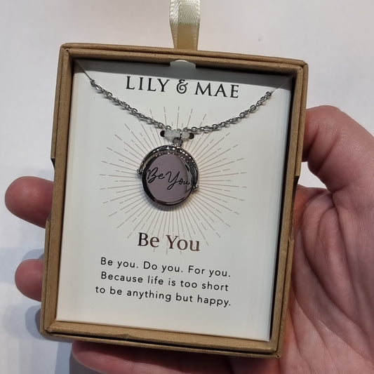 L&M spinning necklace - Be You - Rivendell Shop