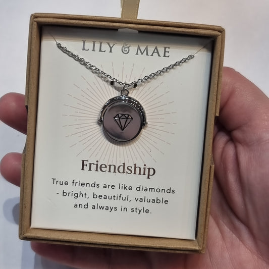 L&M spinning necklace - Friendship - Rivendell Shop