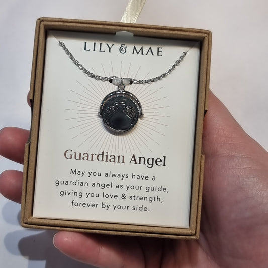 L&M spinning necklace - Guardian Angel - Rivendell Shop