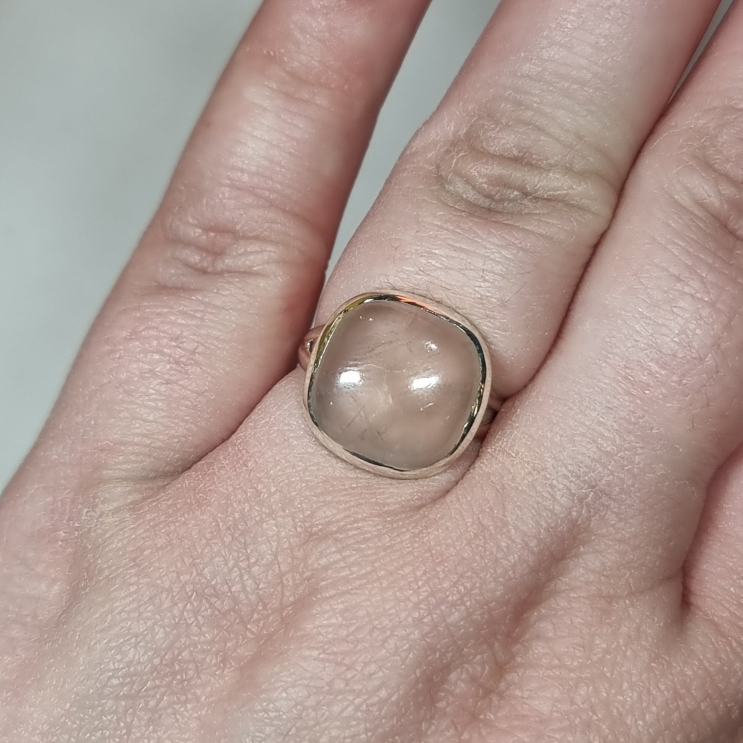 Rose quartz ring - Rivendell Shop