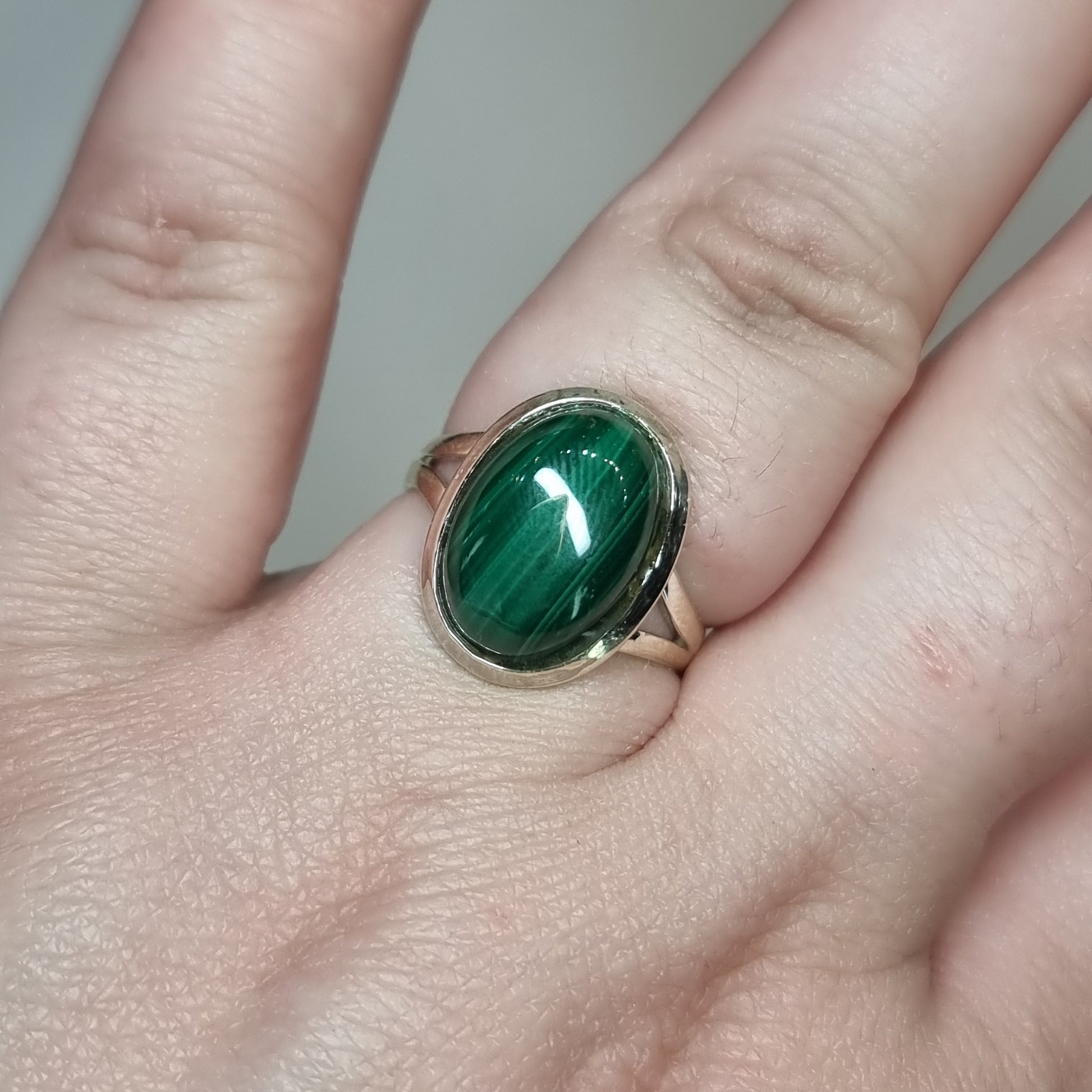 Malachite ring - Rivendell Shop