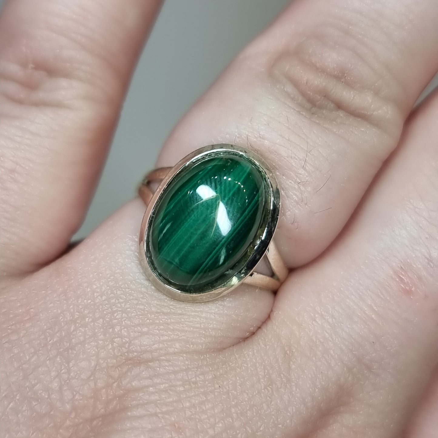 Malachite ring - Rivendell Shop