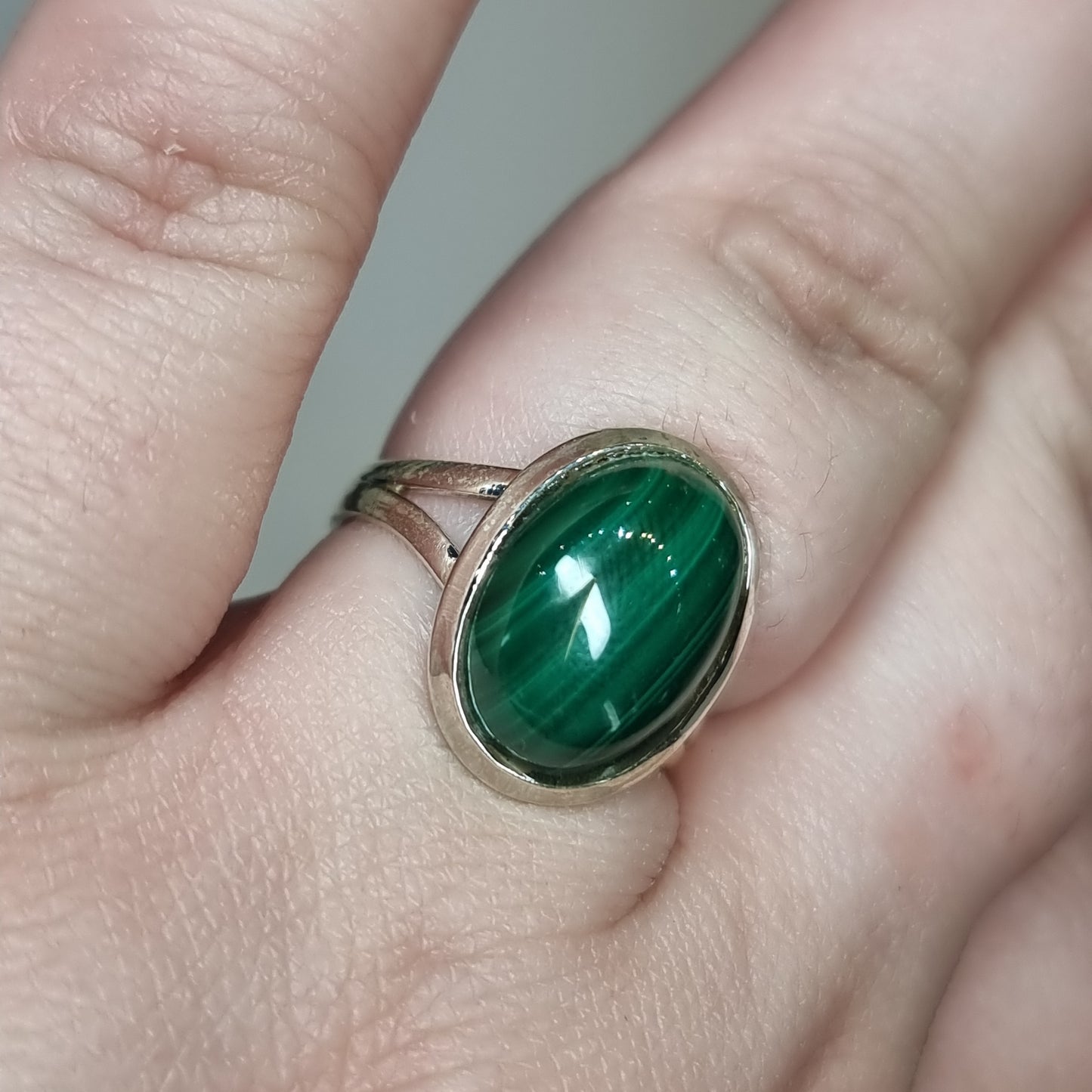 Malachite ring - Rivendell Shop