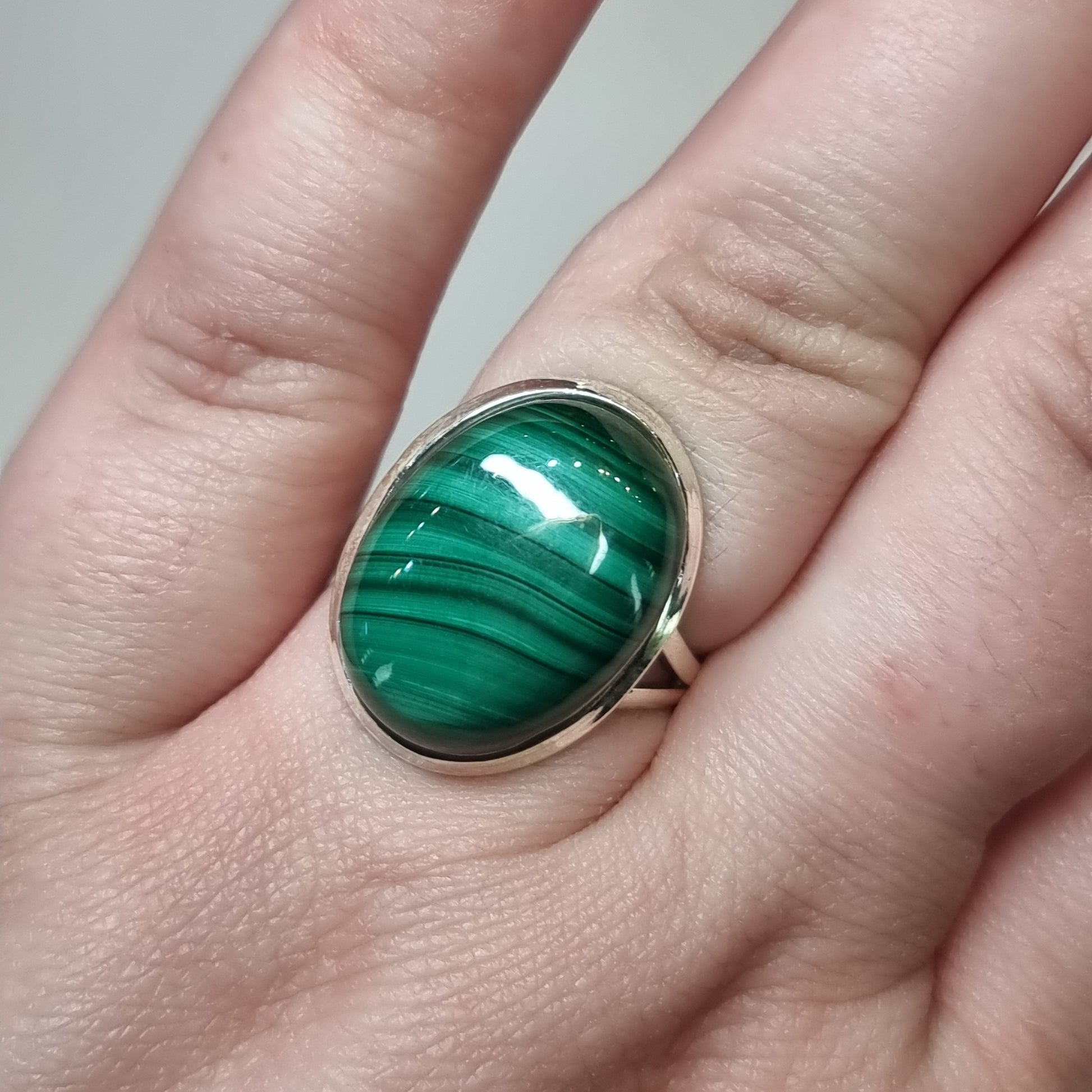 Malachite ring - Rivendell Shop