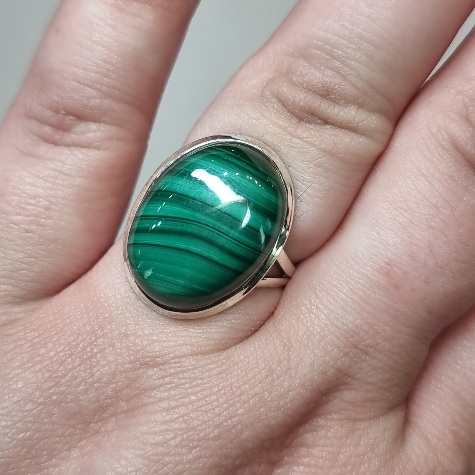 Malachite ring - Rivendell Shop