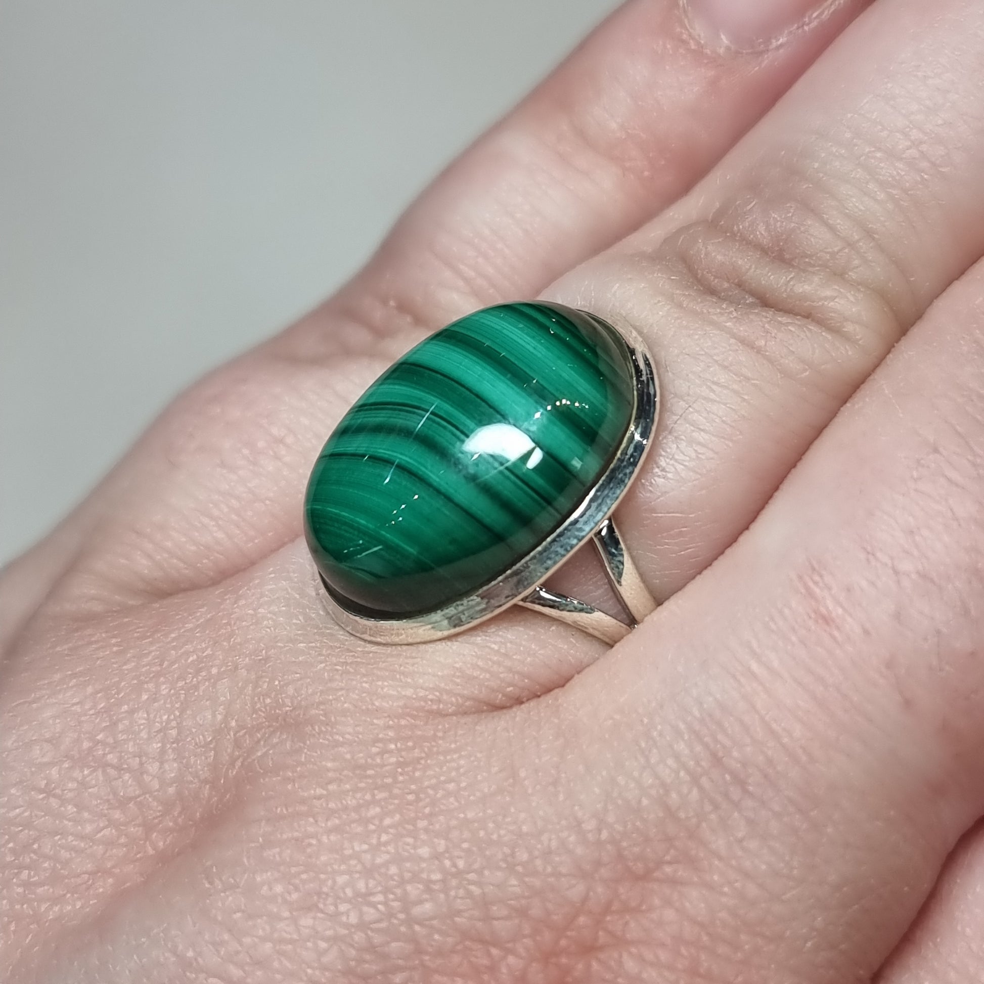 Malachite ring - Rivendell Shop