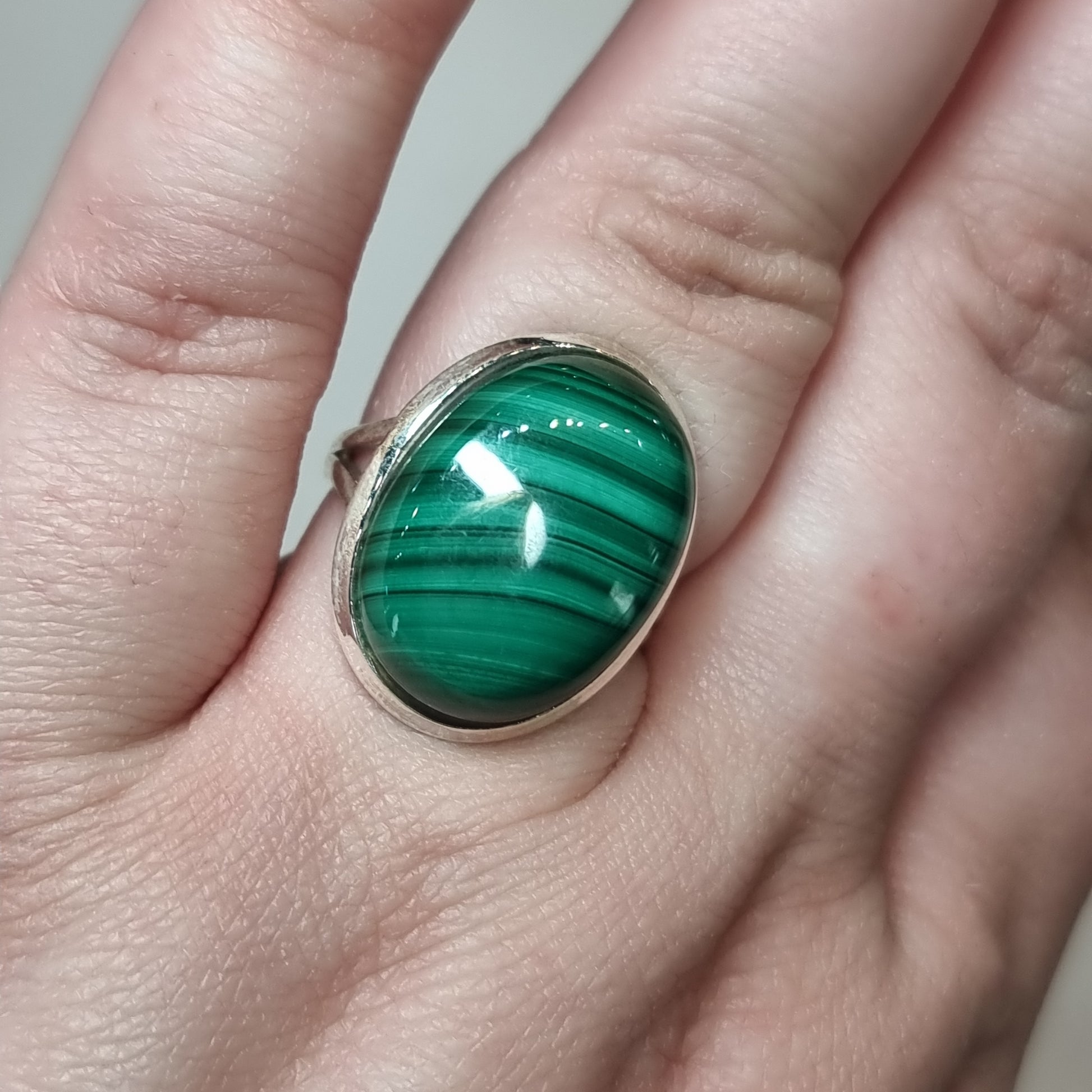 Malachite ring - Rivendell Shop