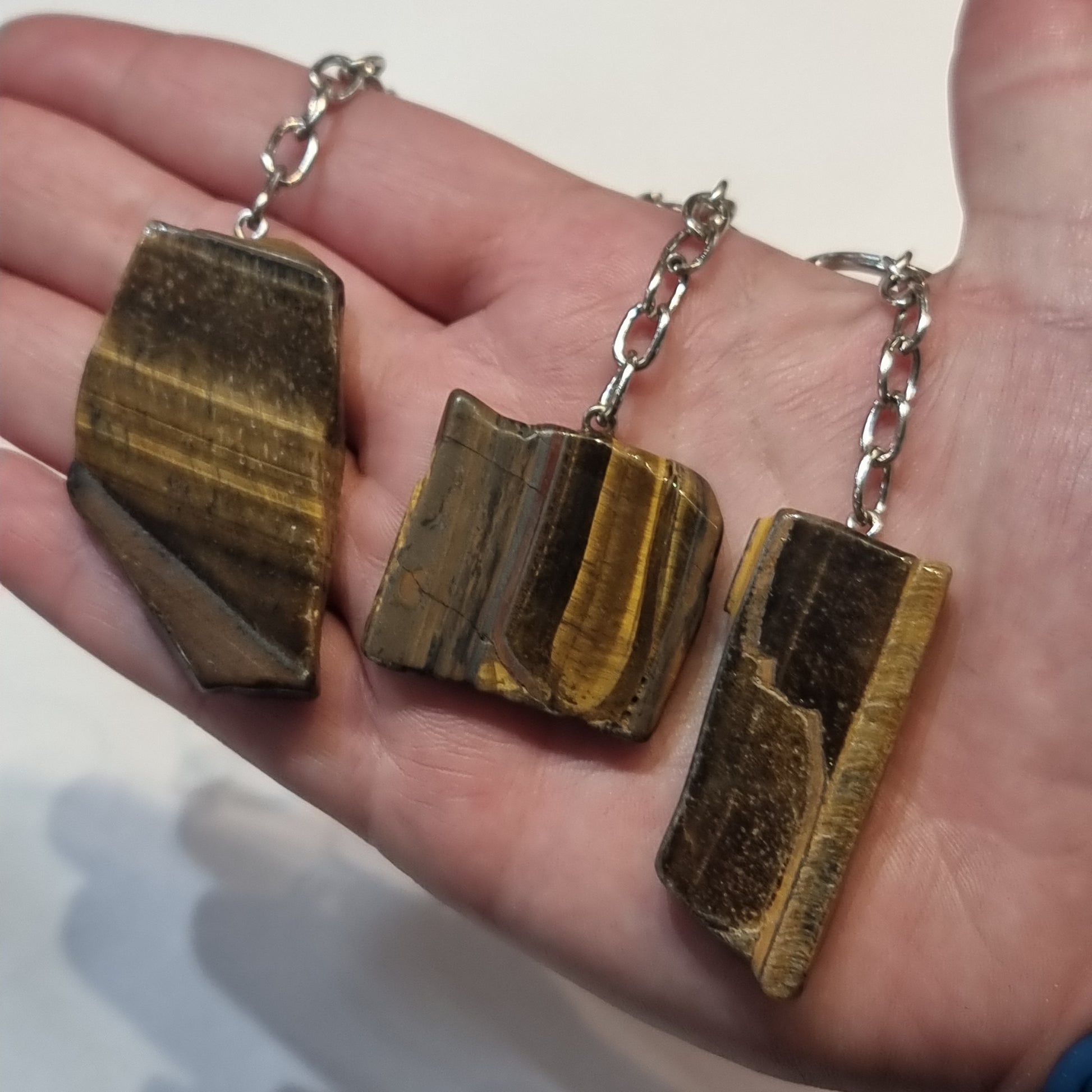 Tigers eye keychain - Rivendell Shop