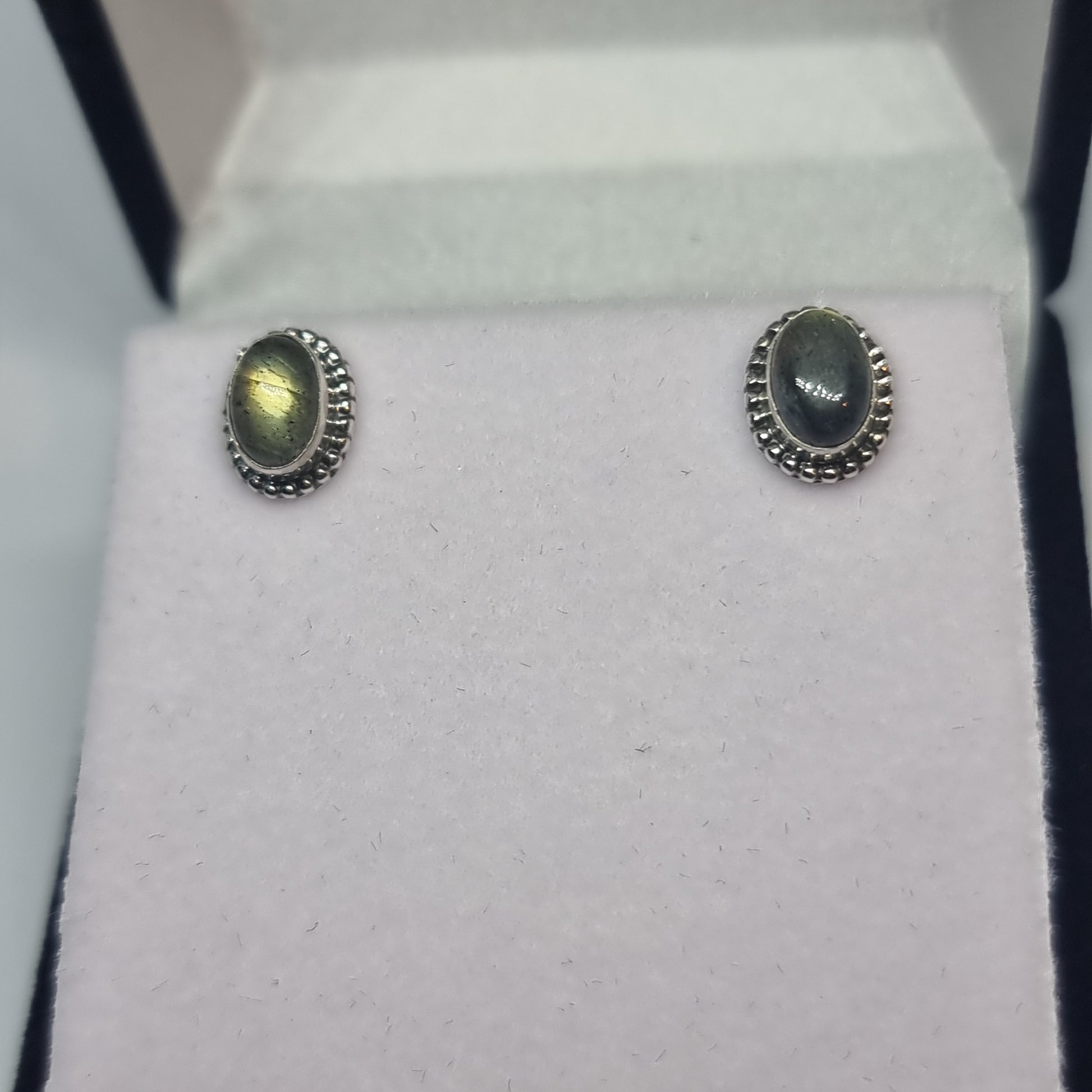 Labradorite studs - Rivendell Shop