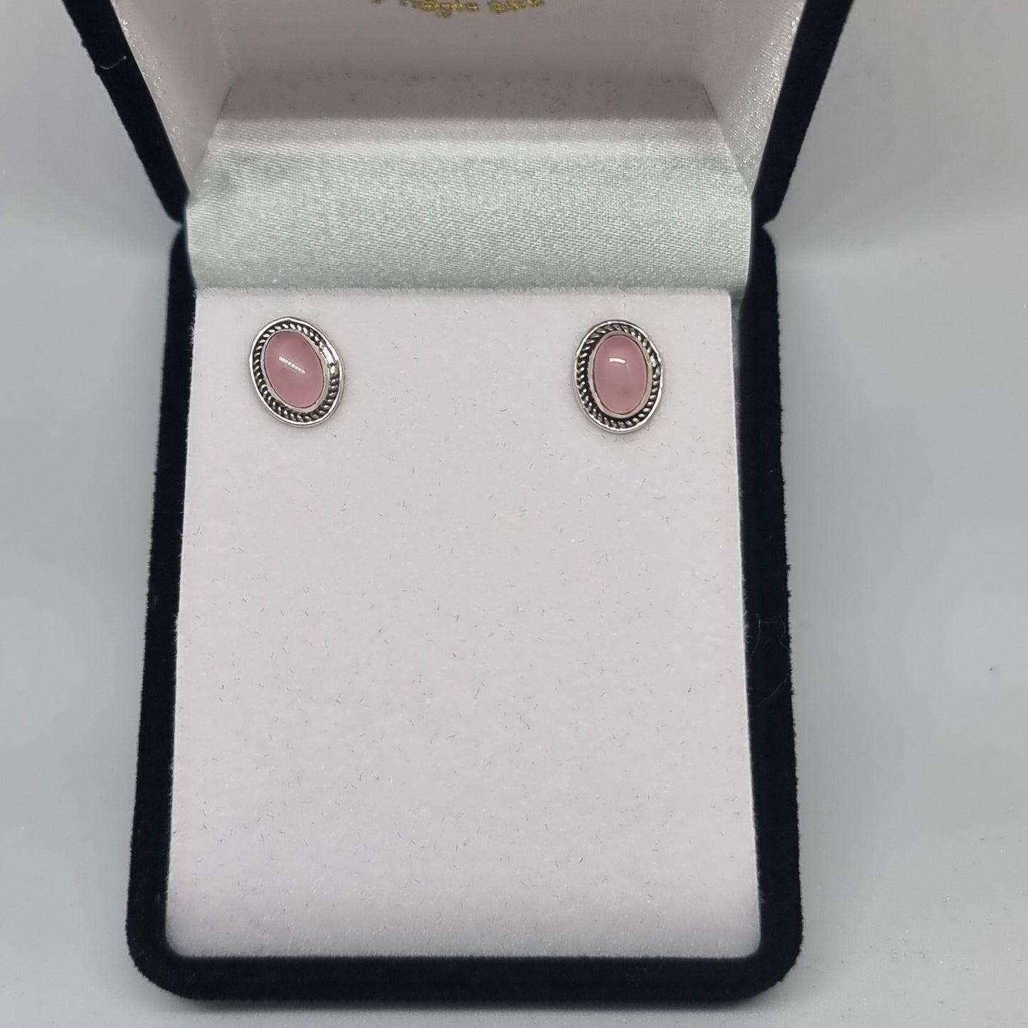 Rose quartz studs - Rivendell Shop