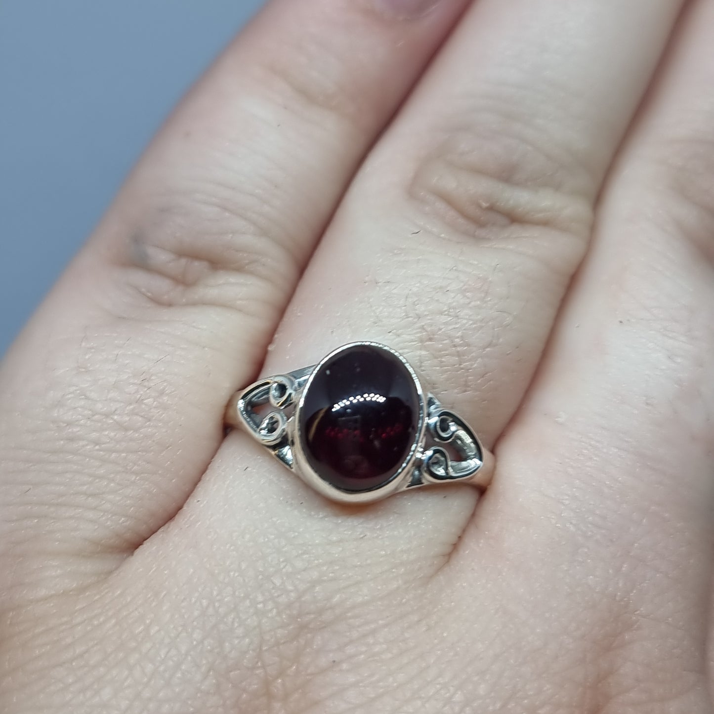 Garnet ring - Rivendell Shop