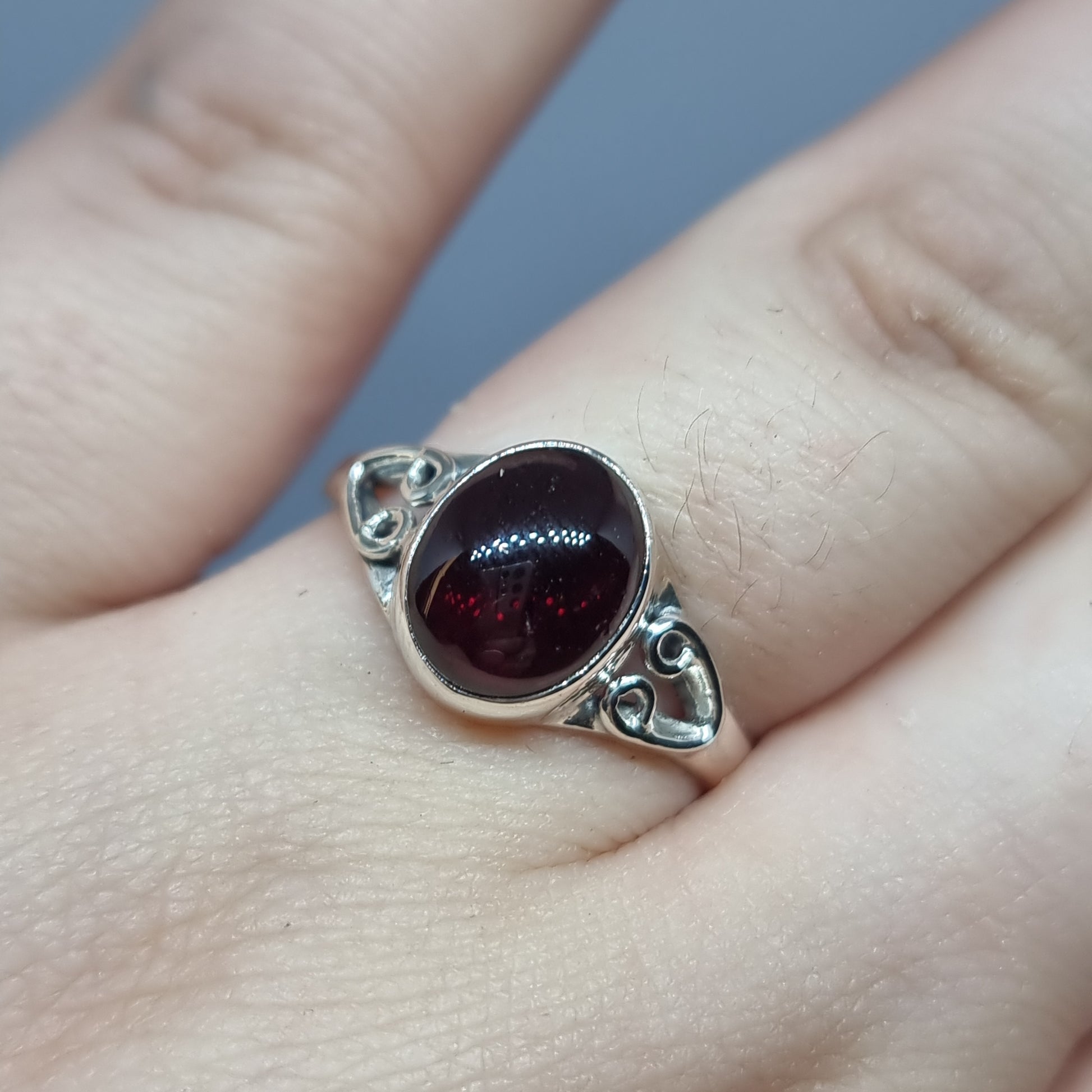 Garnet ring - Rivendell Shop