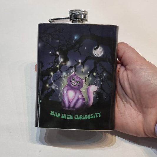 Mad cat metal flask - Rivendell Shop