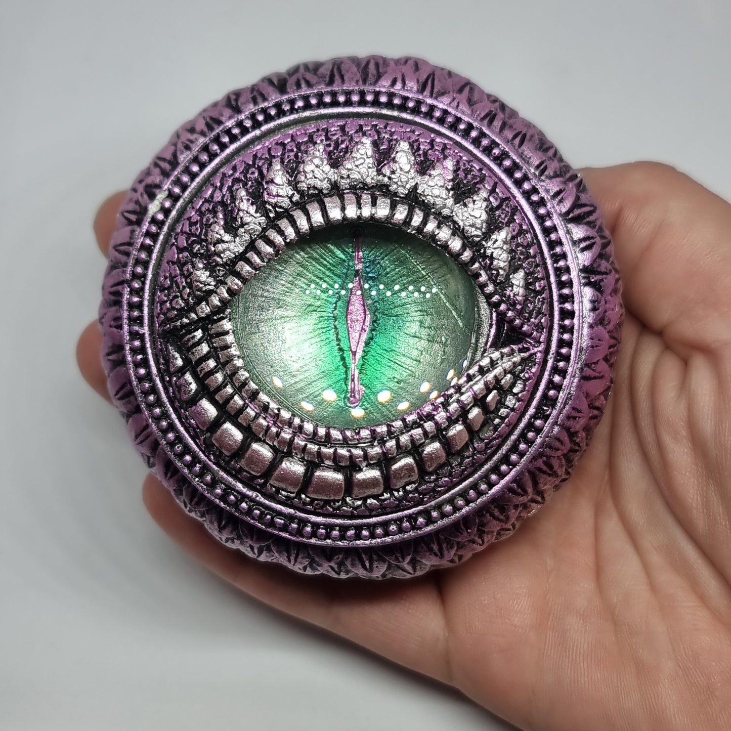 Dragon eye trinket box - purple - Rivendell Shop