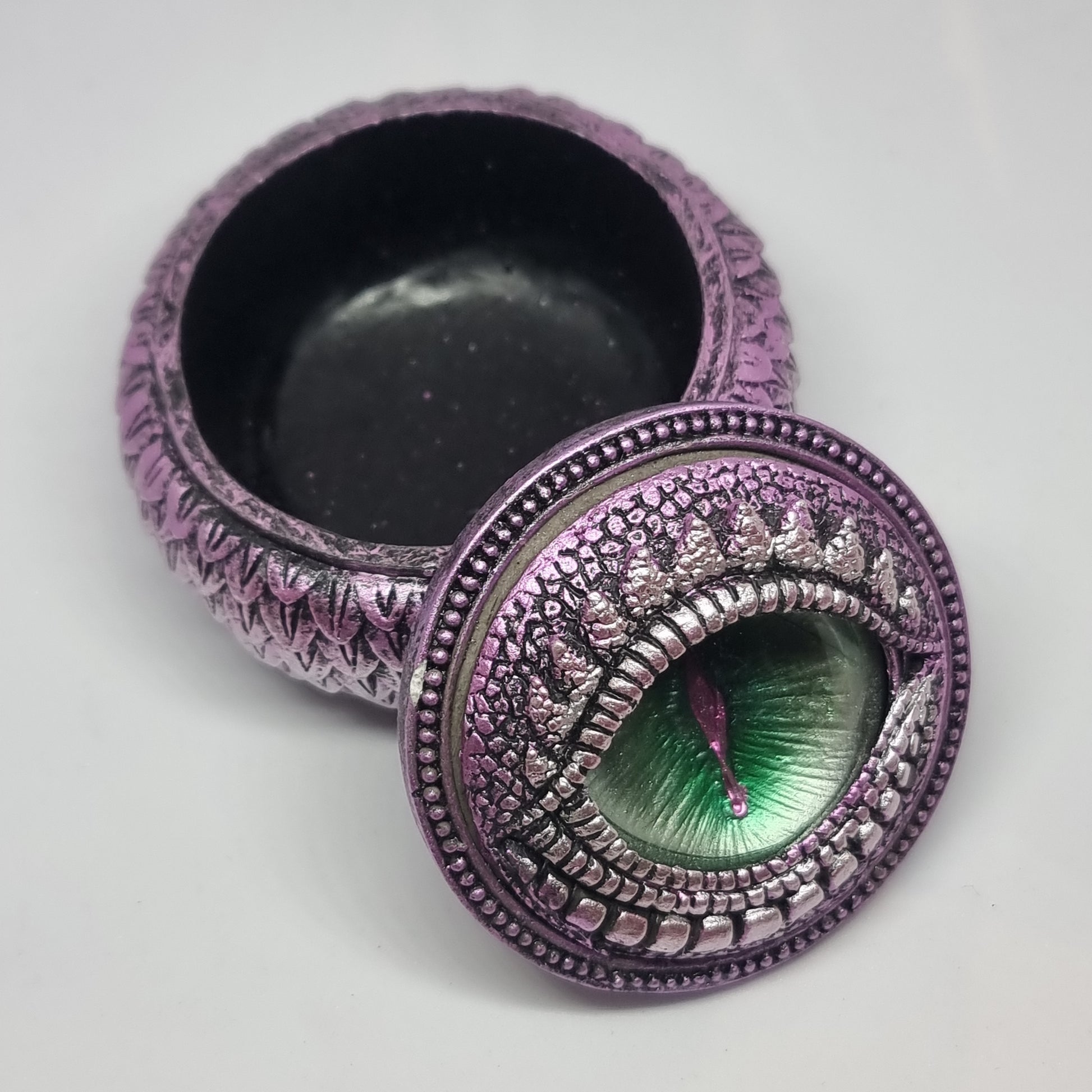 Dragon eye trinket box - purple - Rivendell Shop