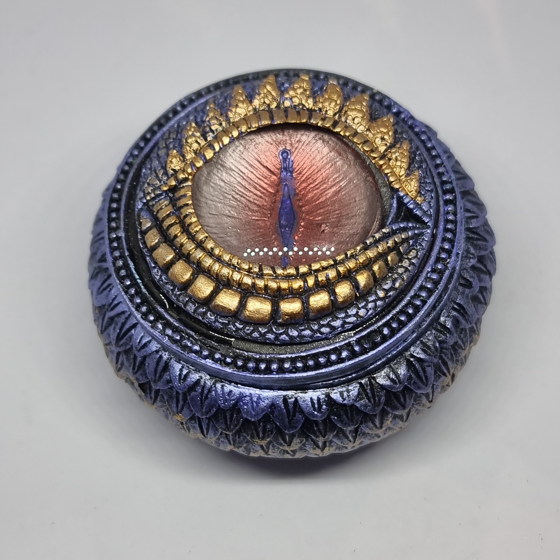 Dragon eye trinket box - blue - Rivendell Shop