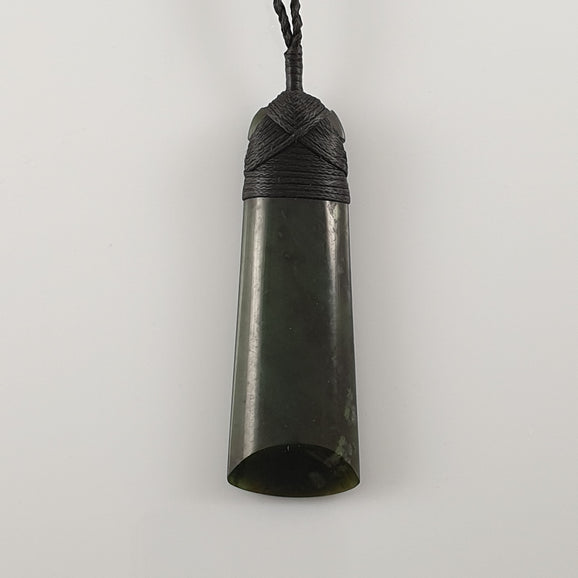 Large Greenstone Toki Pendant 66x21mm - Rivendell Shop