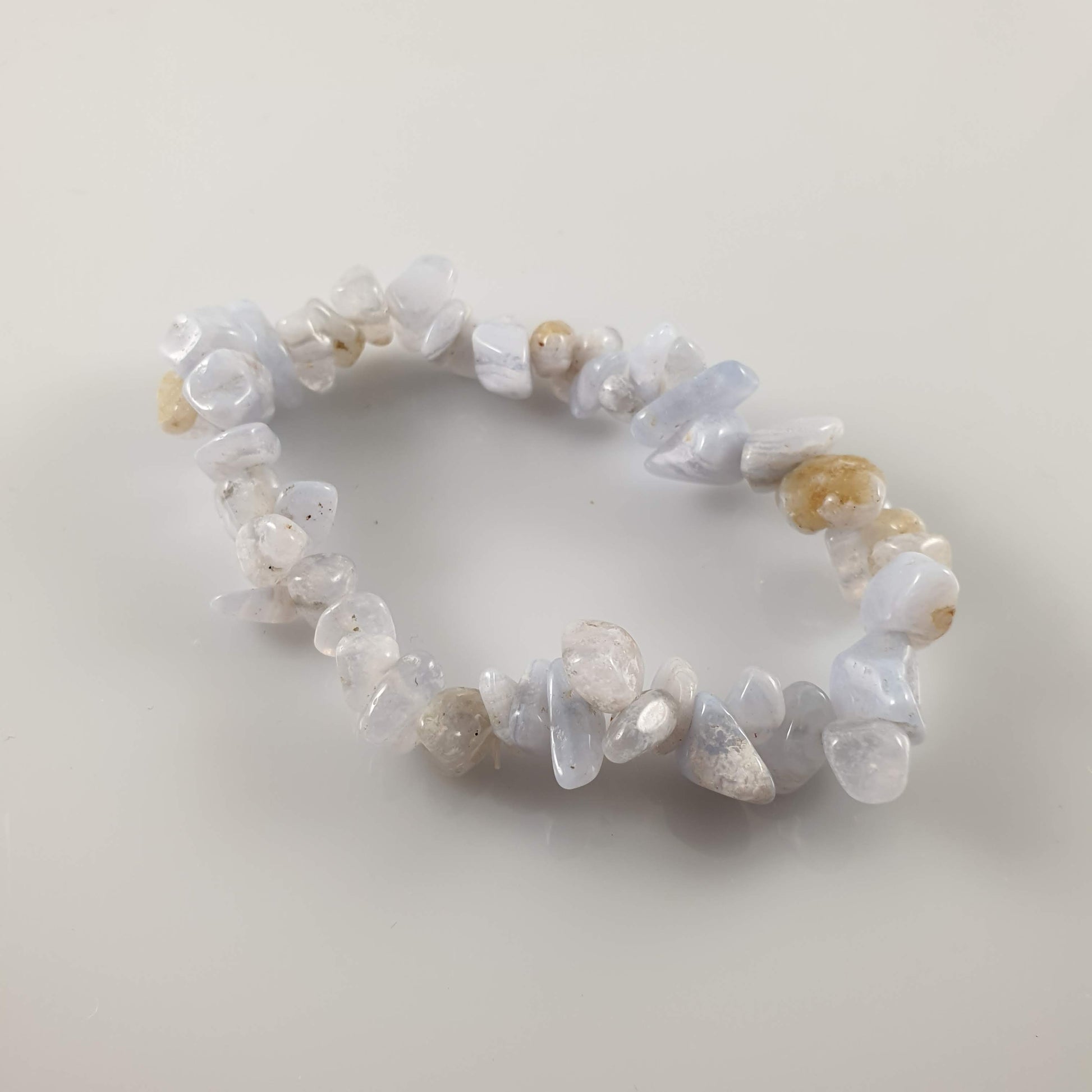 Chalcedony Chip Crystal Bracelet - Rivendell Shop