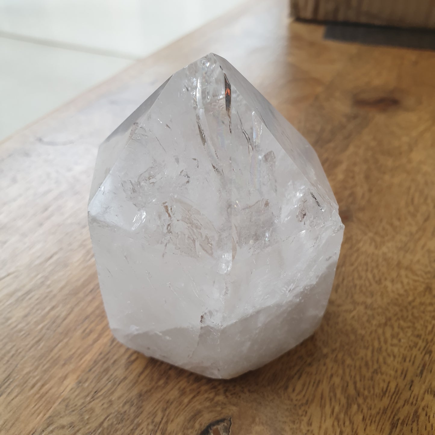 Clear Quartz Point Semi-Polished - Rivendell Shop