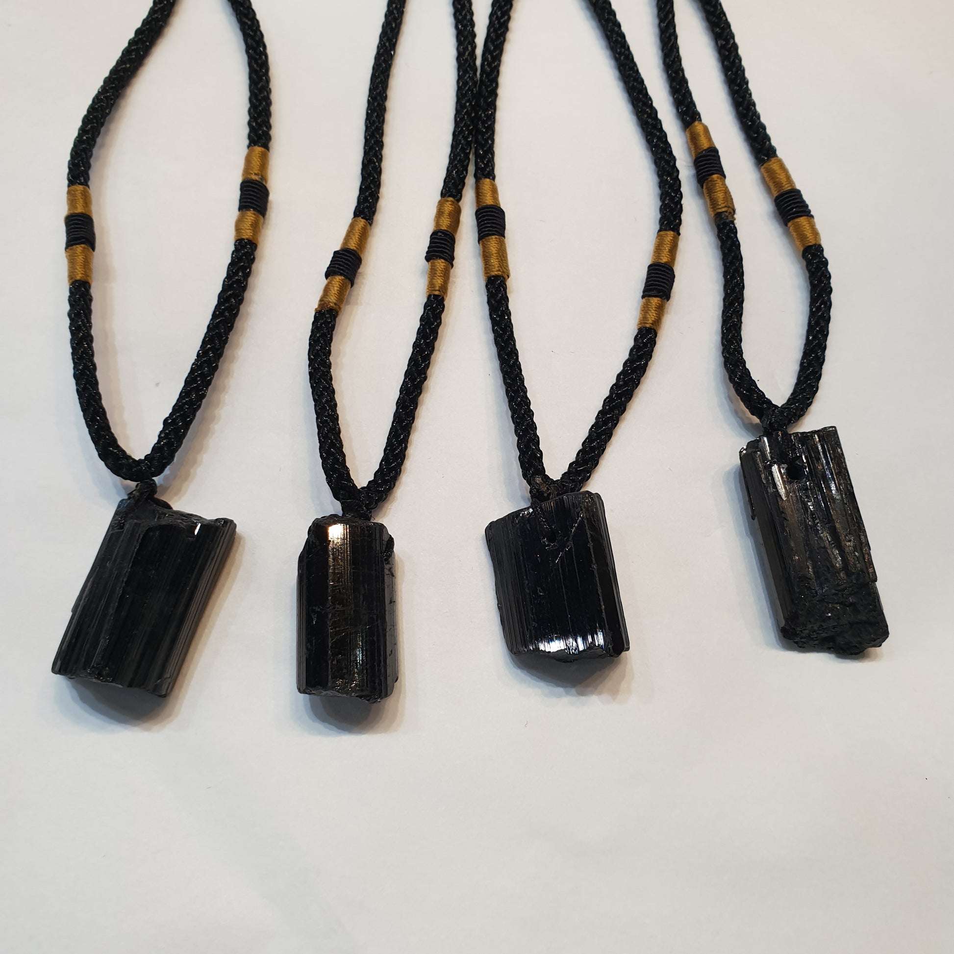 Black tourmaline pendant - Rivendell Shop