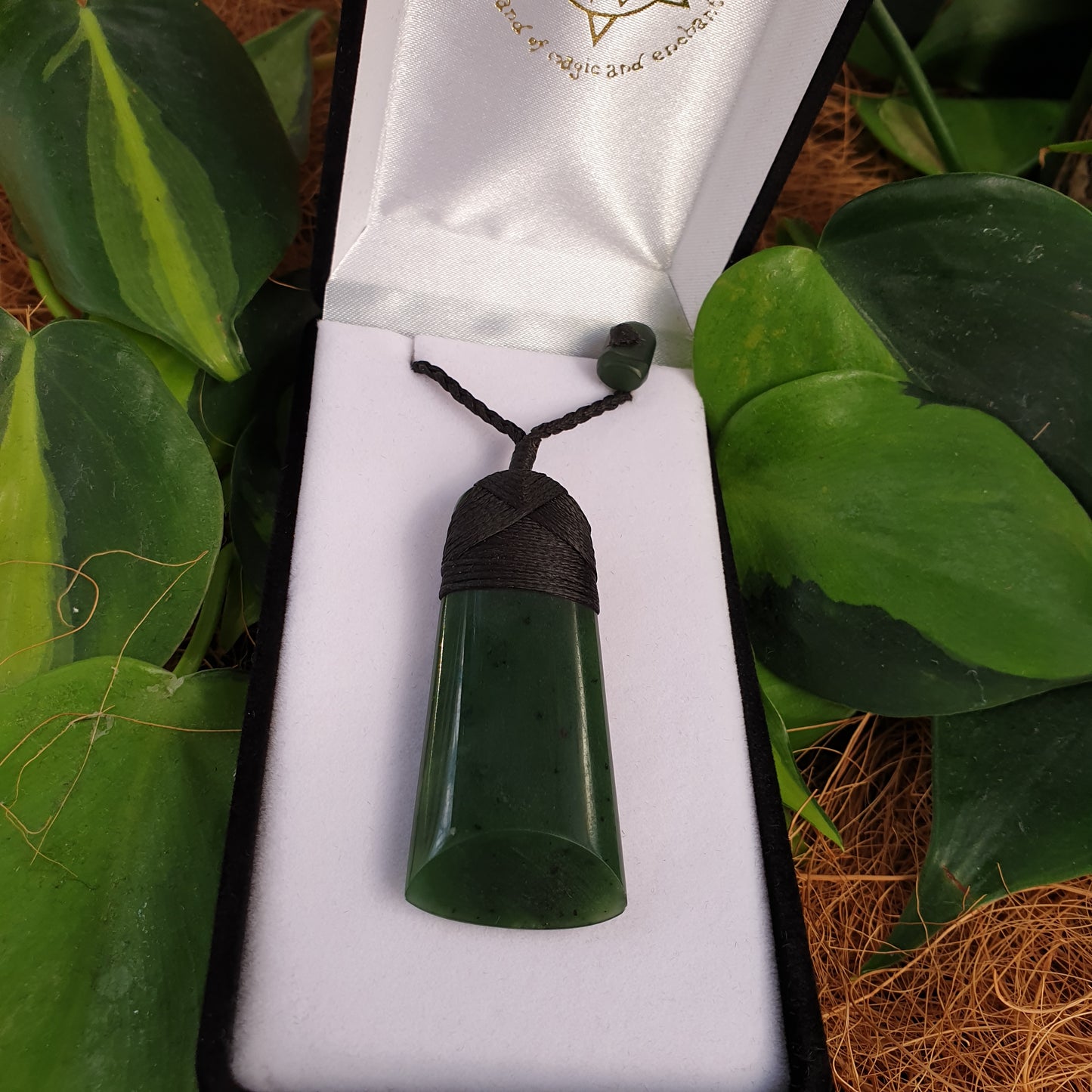 Greenstone Toki Pendant 55x20 mm - Rivendell Shop