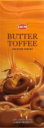 HEM Hexagon Butter Toffee Incense 6 Pack - Rivendell Shop