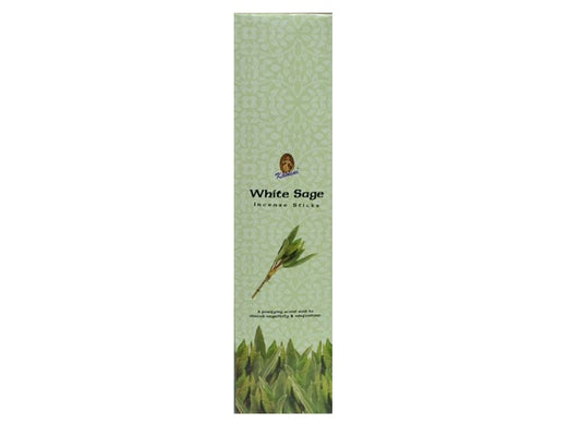 Kamini Garden White Sage Incense 20gm Hex Packet 6 Pack - Rivendell Shop