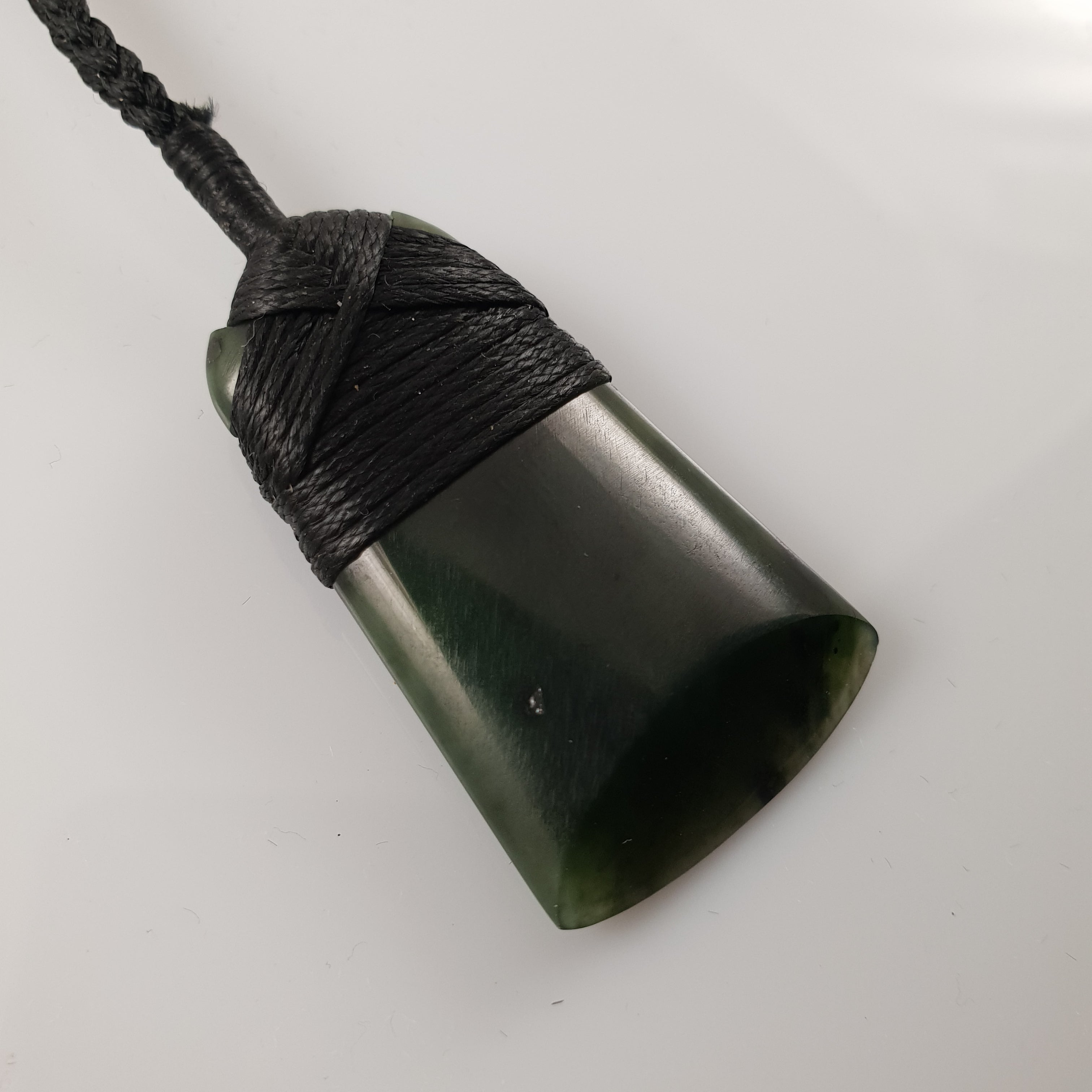 Greenstone Toki Pendant 35x20mm - Rivendell Shop