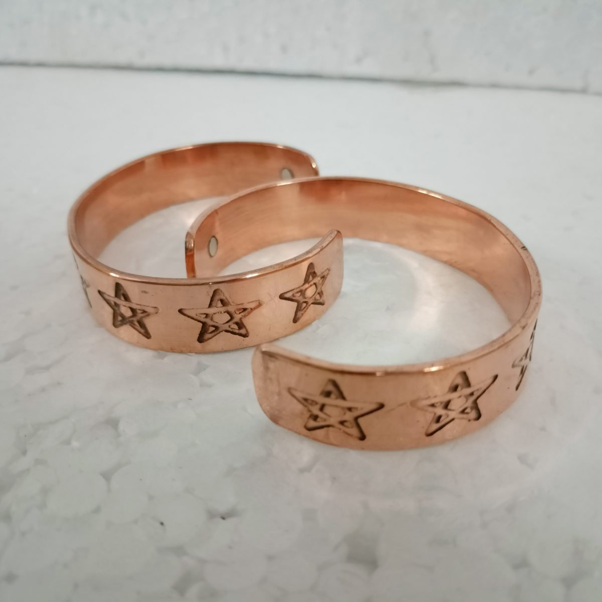 Copper Magnetic Bracelet Pentagon - Rivendell Shop