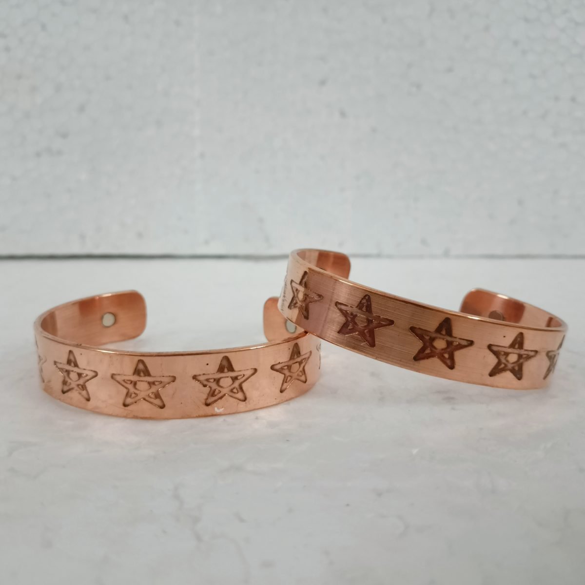 Copper Magnetic Bracelet Pentagon - Rivendell Shop