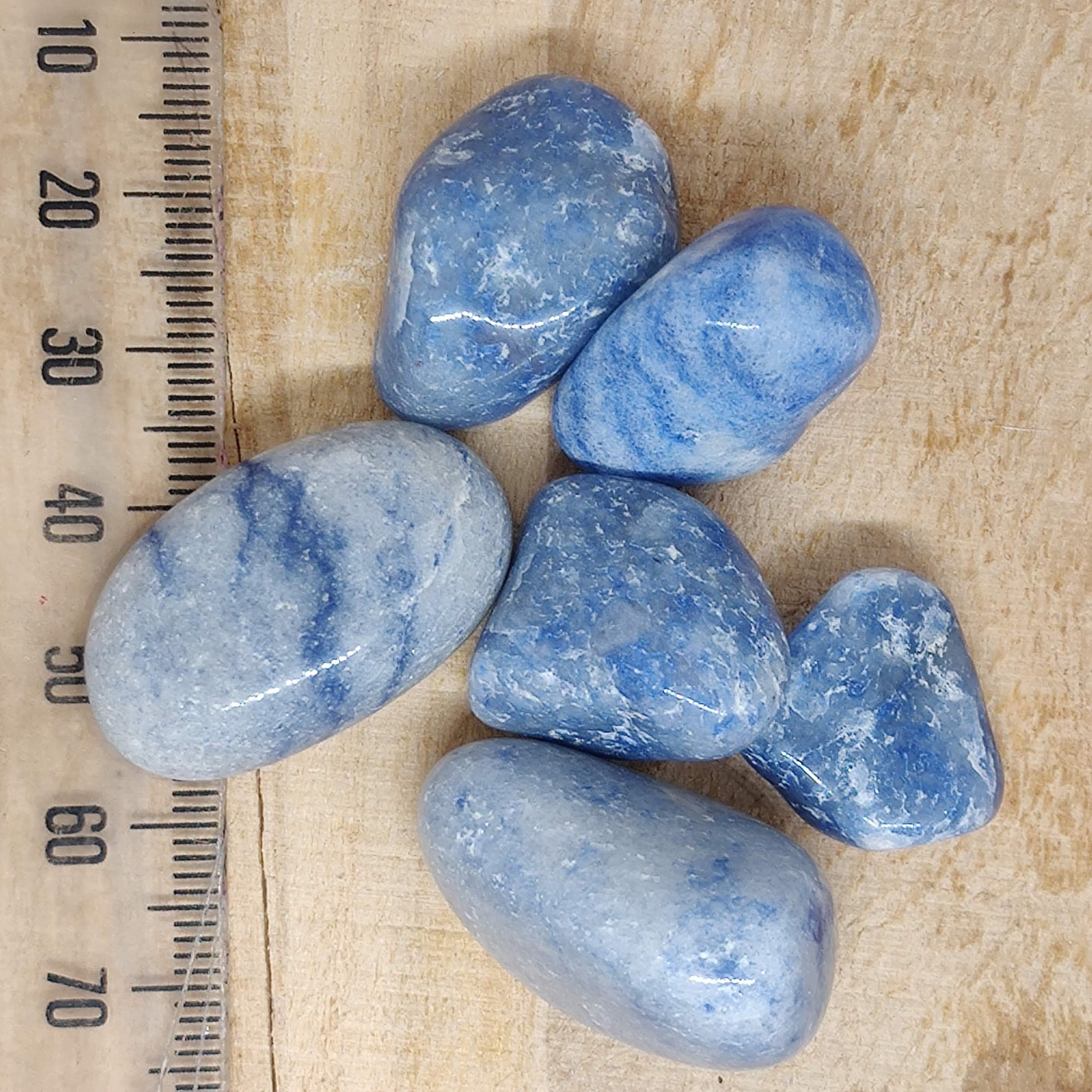 Blue Quartz Tumbled Crystal - Rivendell Shop