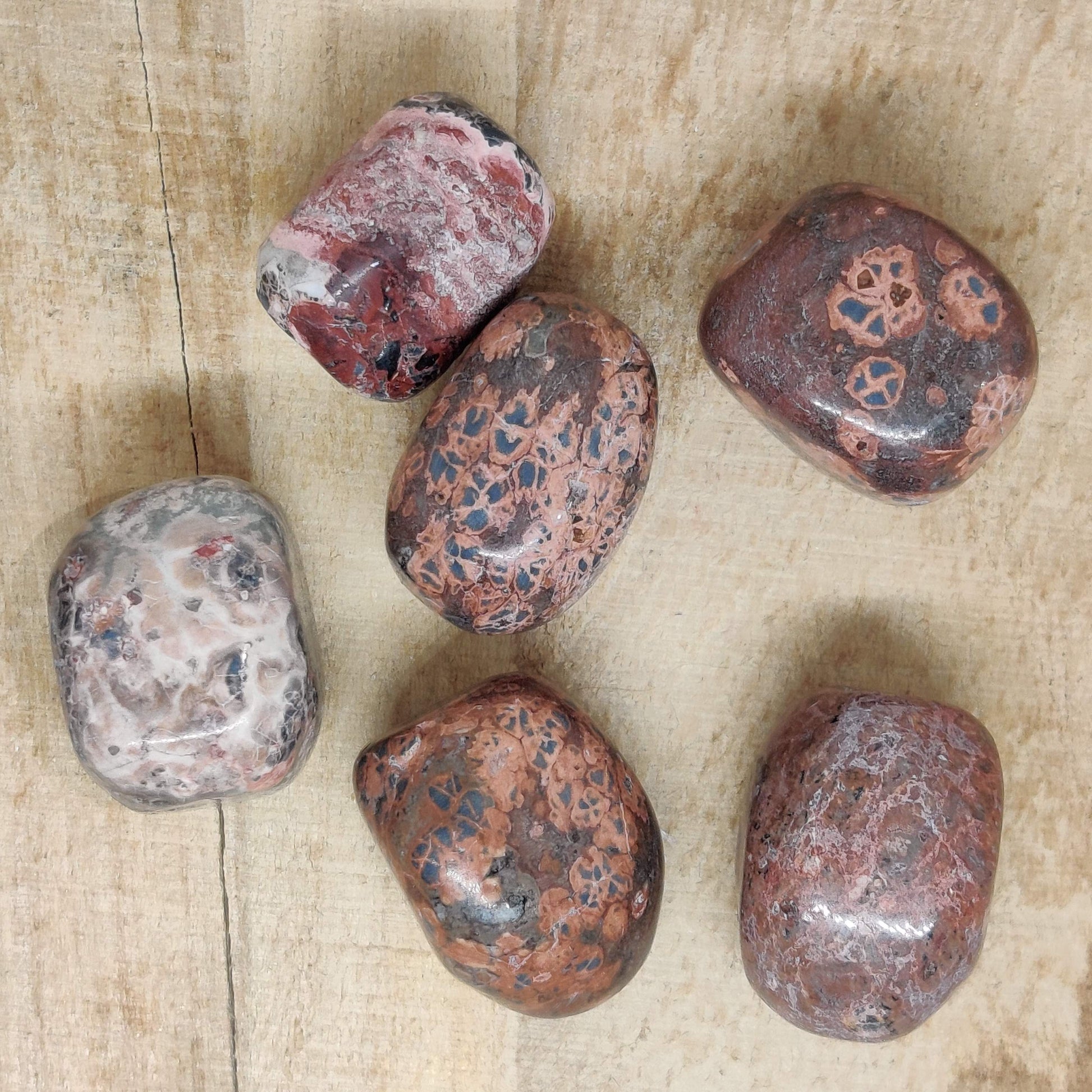 Red Jasper Tumbled Crystal - Rivendell Shop