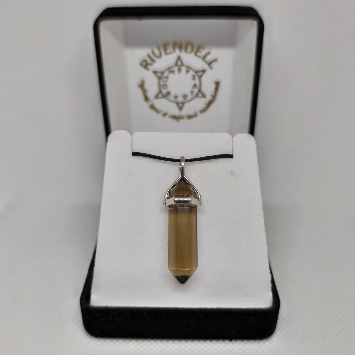 Smoky Quartz Crystal Point Pendant - Rivendell Shop