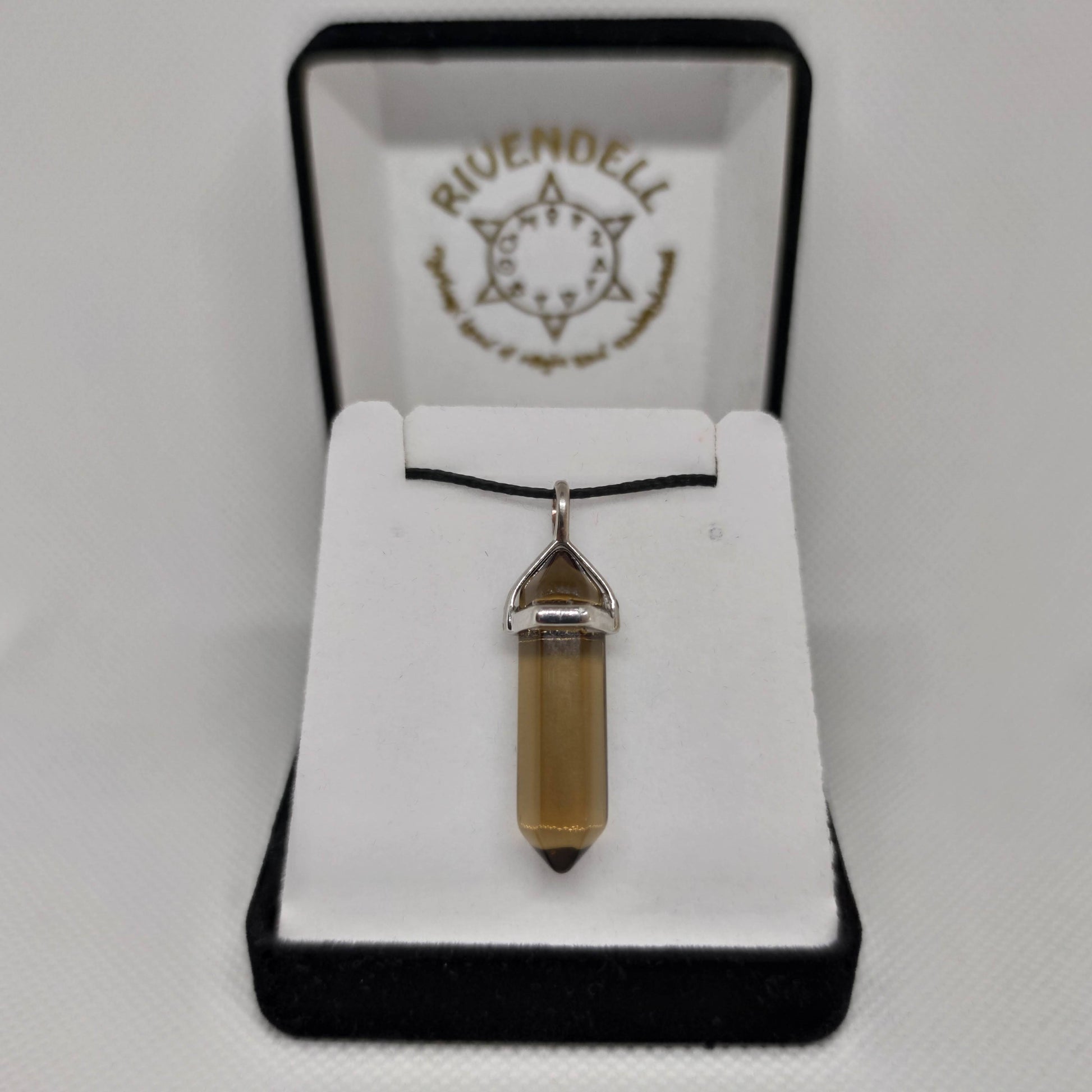 Smoky Quartz Crystal Point Pendant - Rivendell Shop