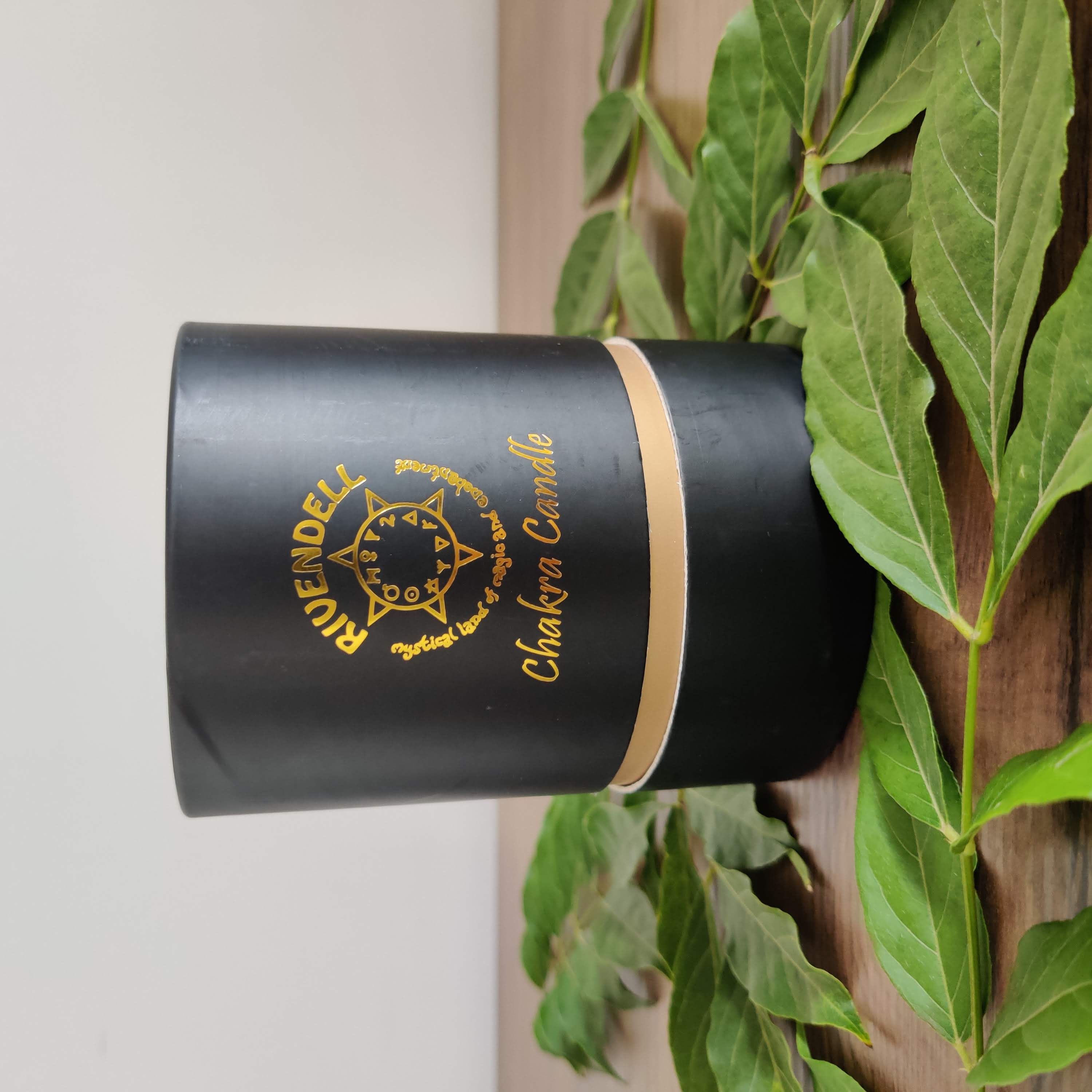 Rivendell's Chakra Candle: Patchouli and Wild Pear - Rivendell Shop