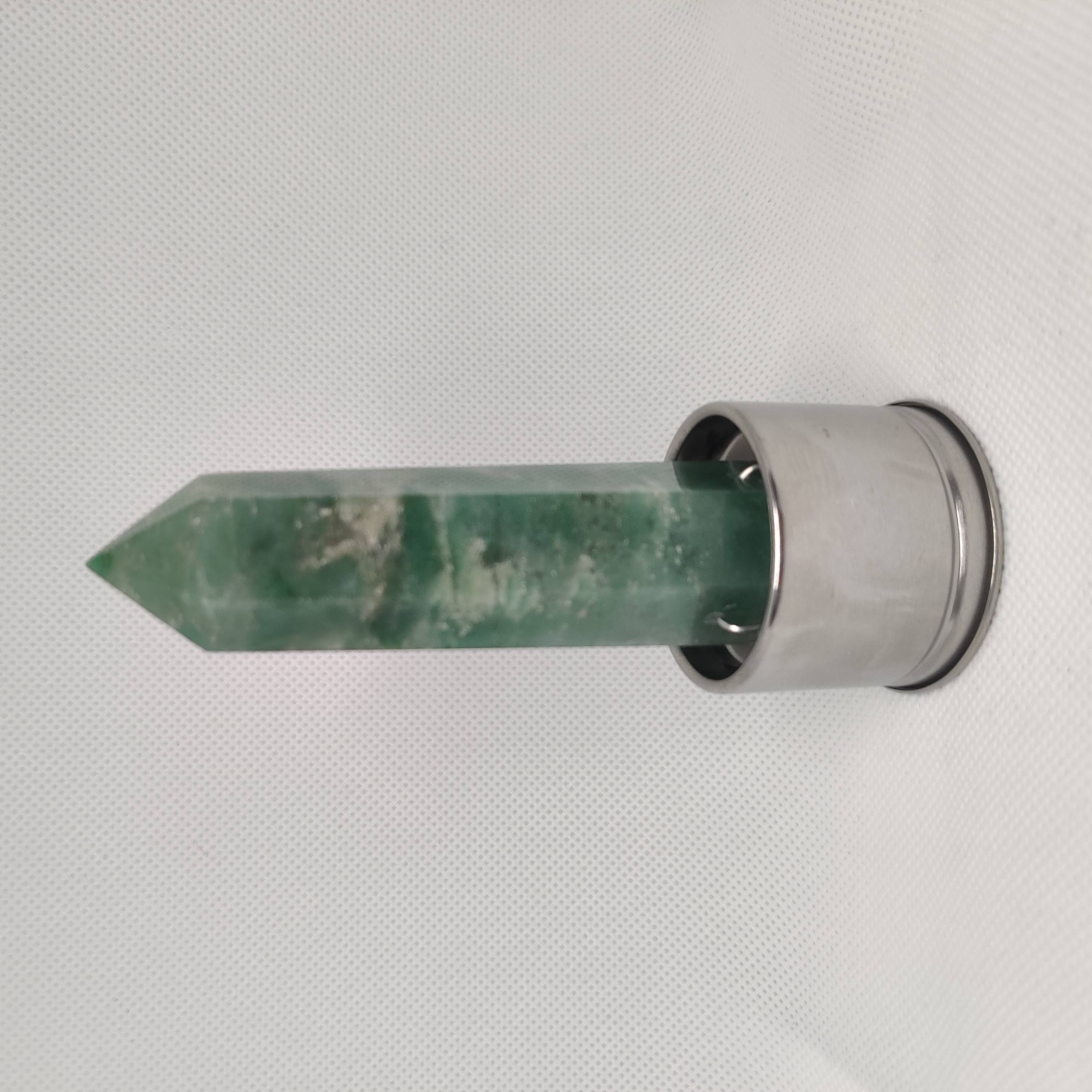 Green Aventurine Quartz Point for Crystal Water Bottle - Rivendell Shop