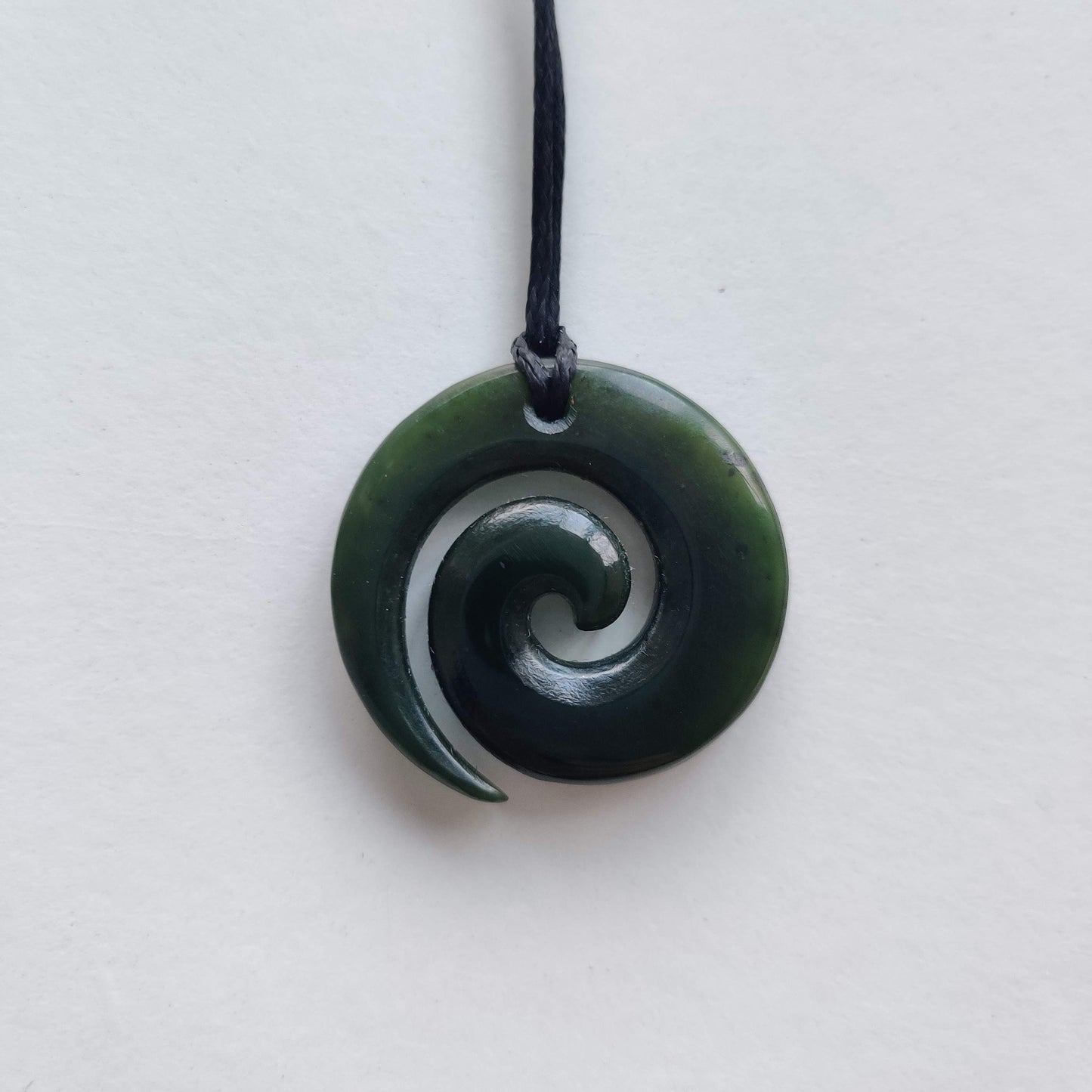 Koru Greenstone Pendant 25mm - Rivendell Shop