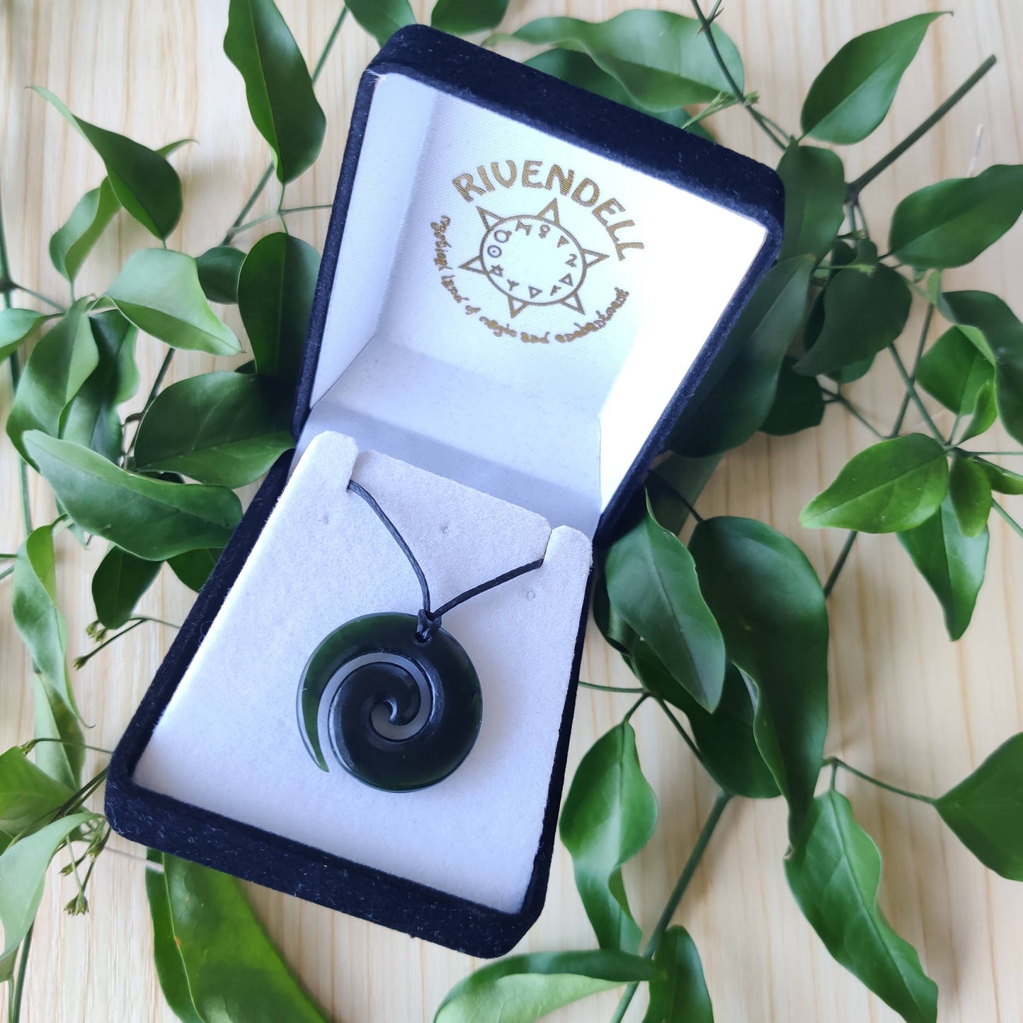 Koru Greenstone Pendant 25mm - Rivendell Shop