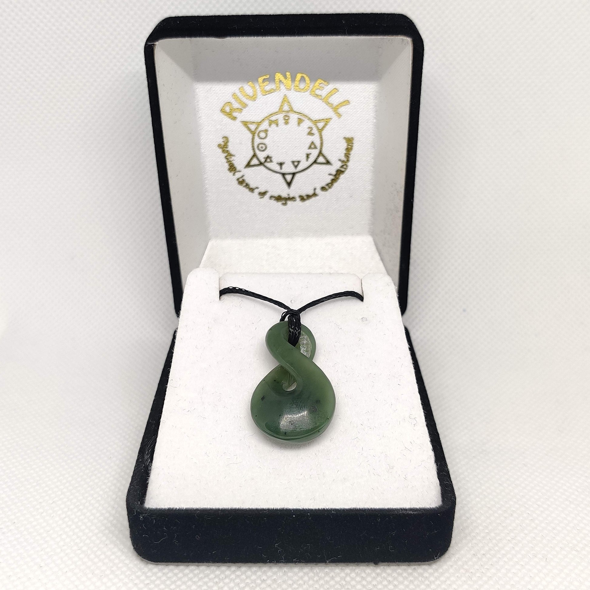 Twist Pikorua Greenstone Pendant - Single Twist - Rivendell Shop